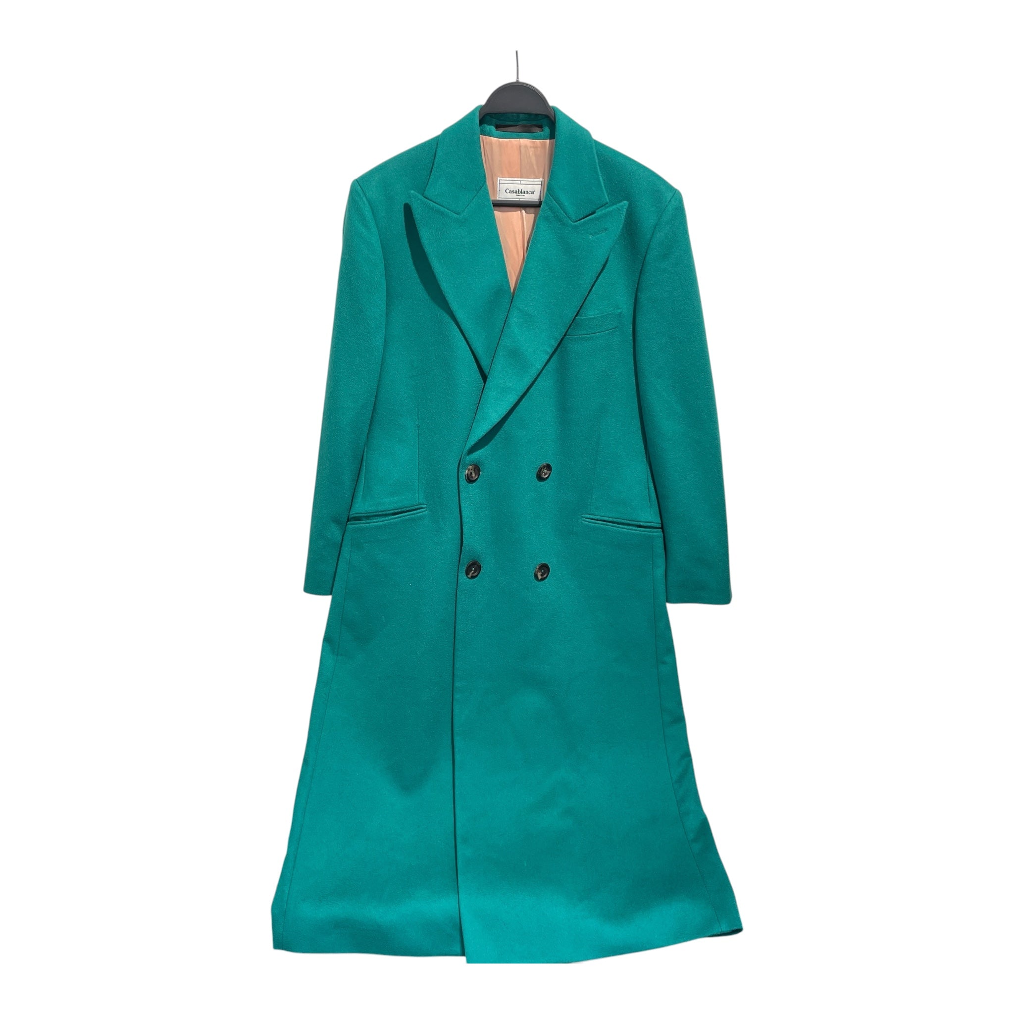CASABLANCA/Trench Coat/50/Cashmere/GRN/CASHMERE TRENCH view 1