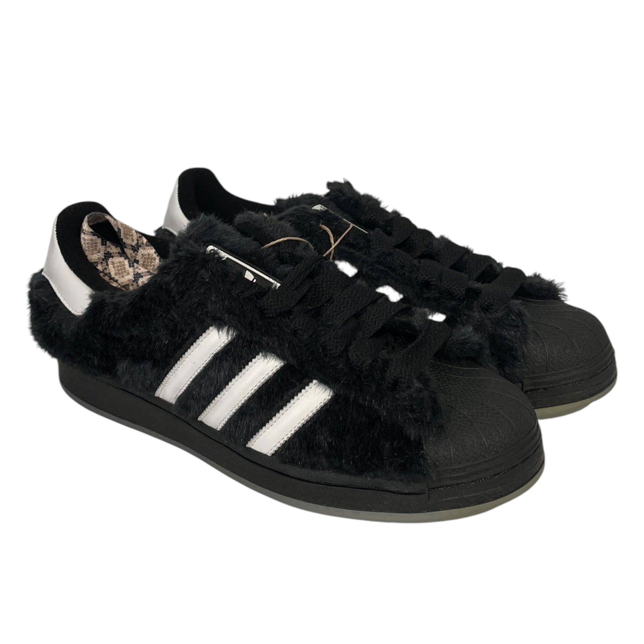 adidas/Low-Sneakers/US 11.5/Fake Fur/BLK/SUPERSTAR Ho99o9 view 1