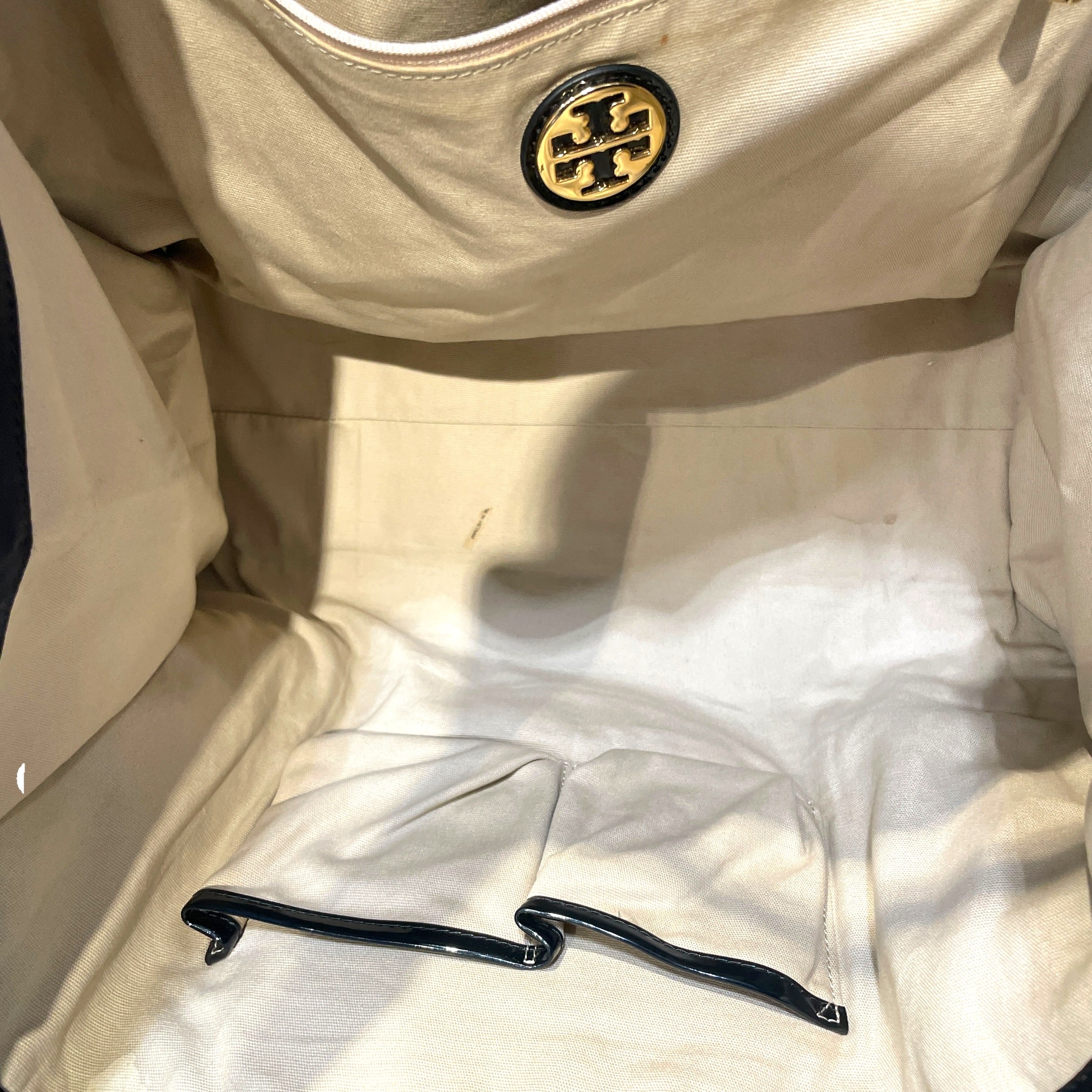 TORY BURCH/Bag/Monogram/Leather/WHT/Logo Tote view 5