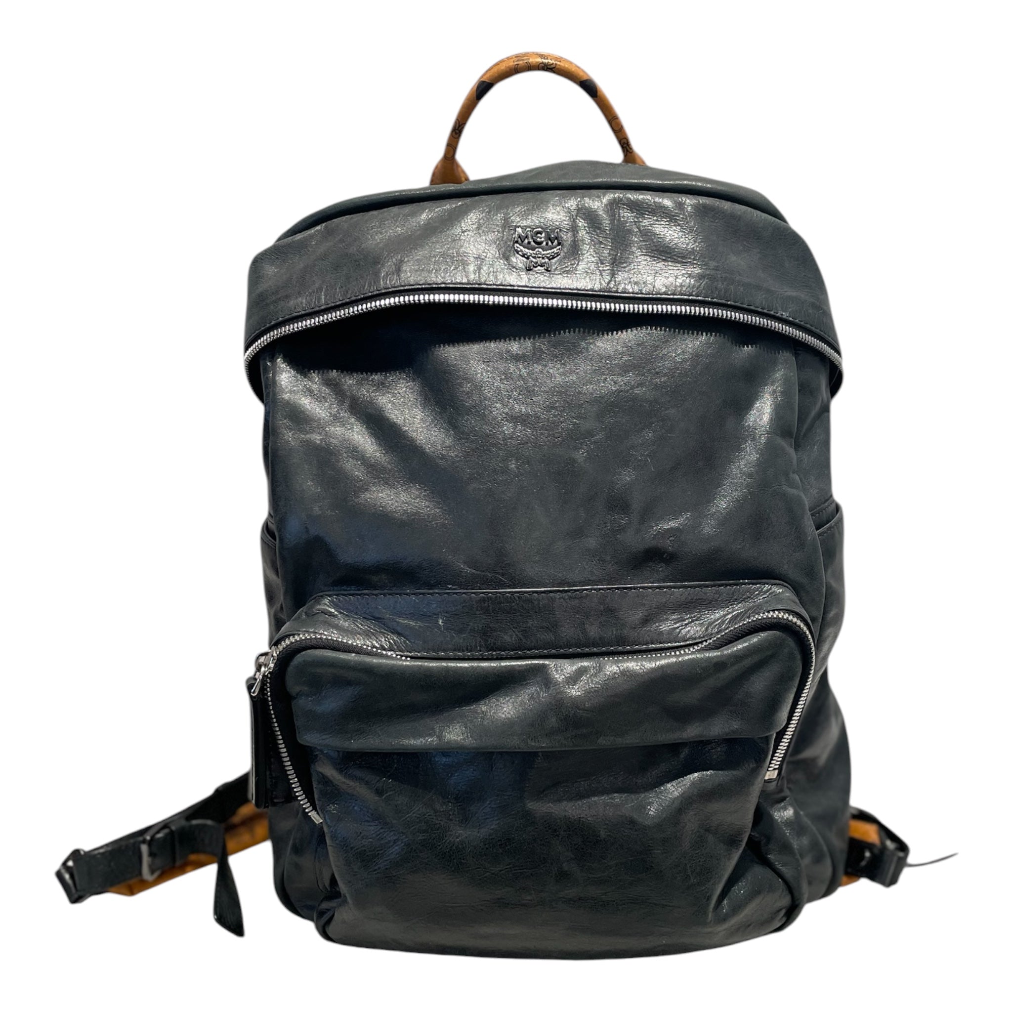 MCM/Backpack/Leather/BLK/ view 1