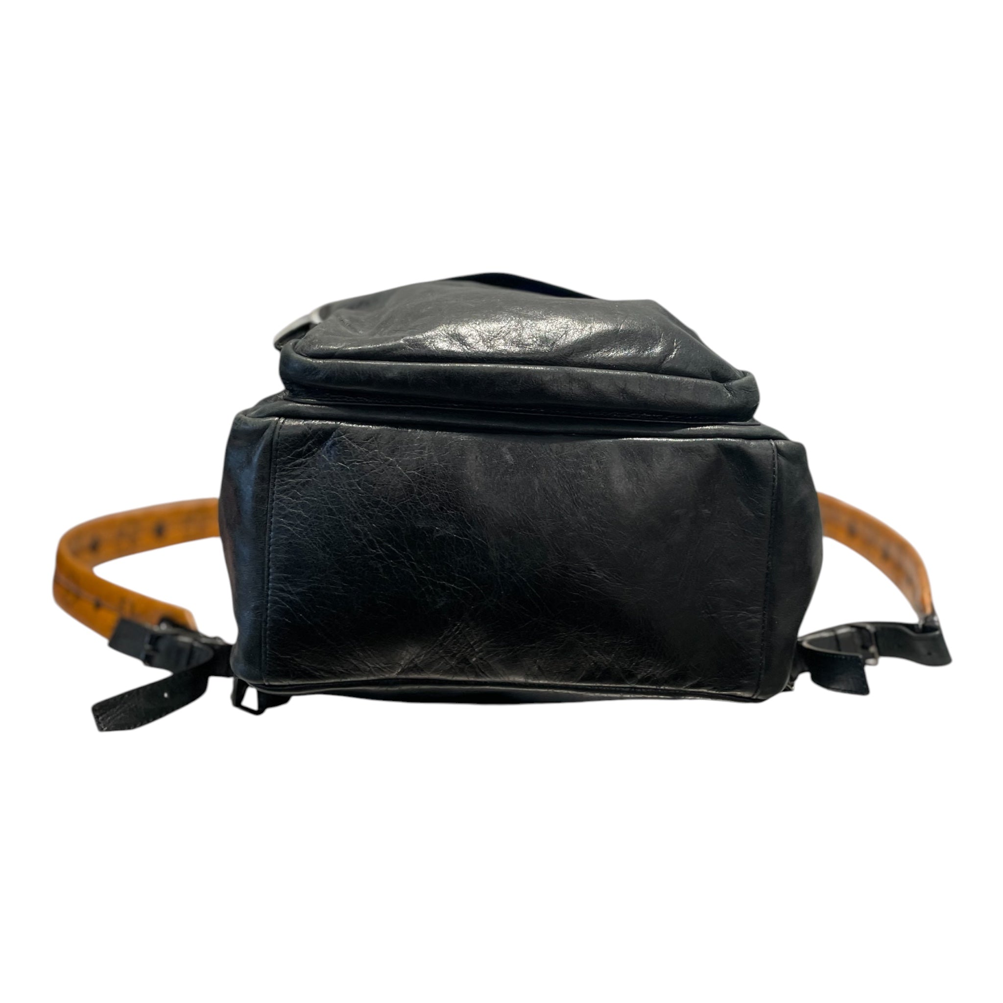 MCM/Backpack/Leather/BLK/ view 3