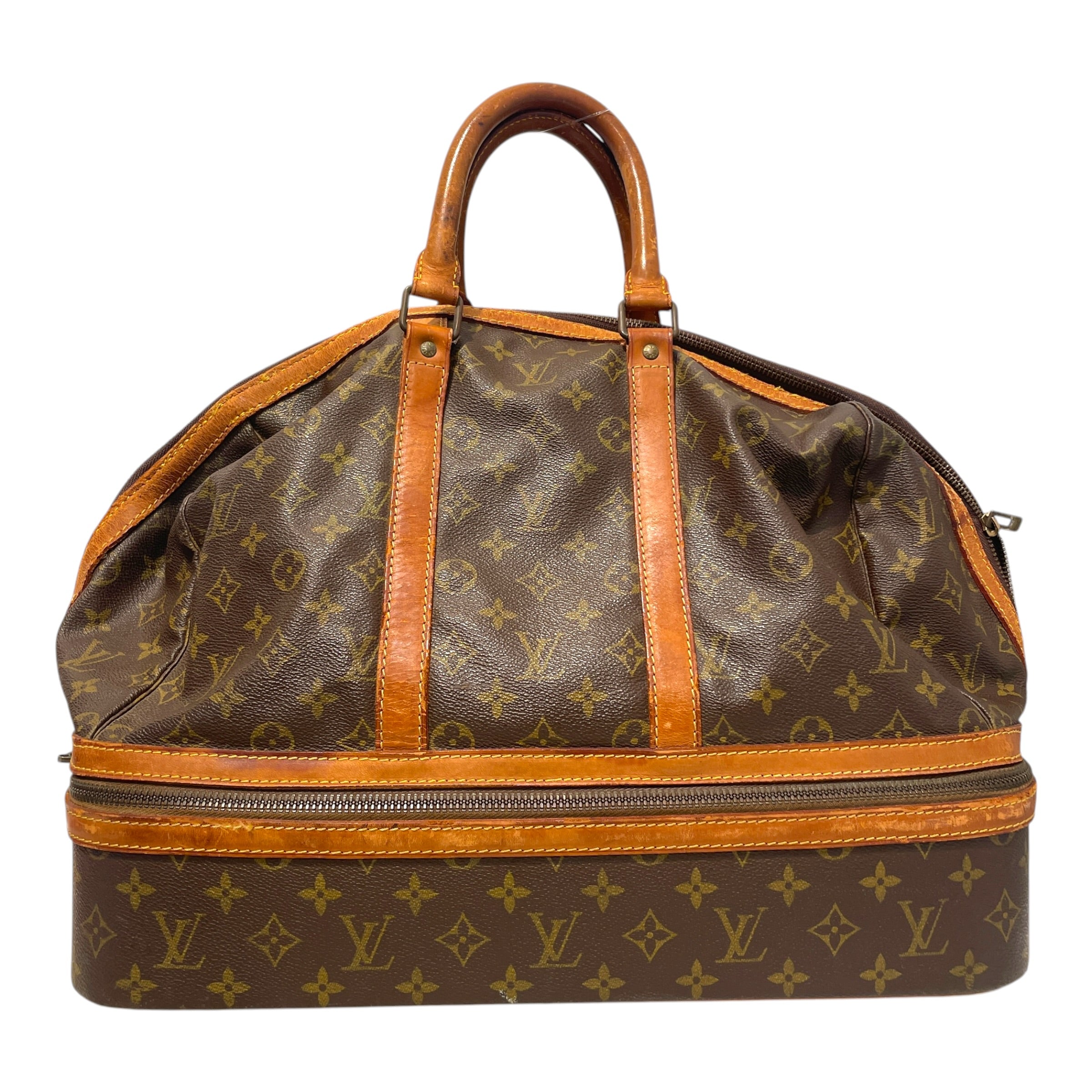 LOUIS VUITTON/Luggage/Monogram/Leather/BRW/Weeknder Bag view 3