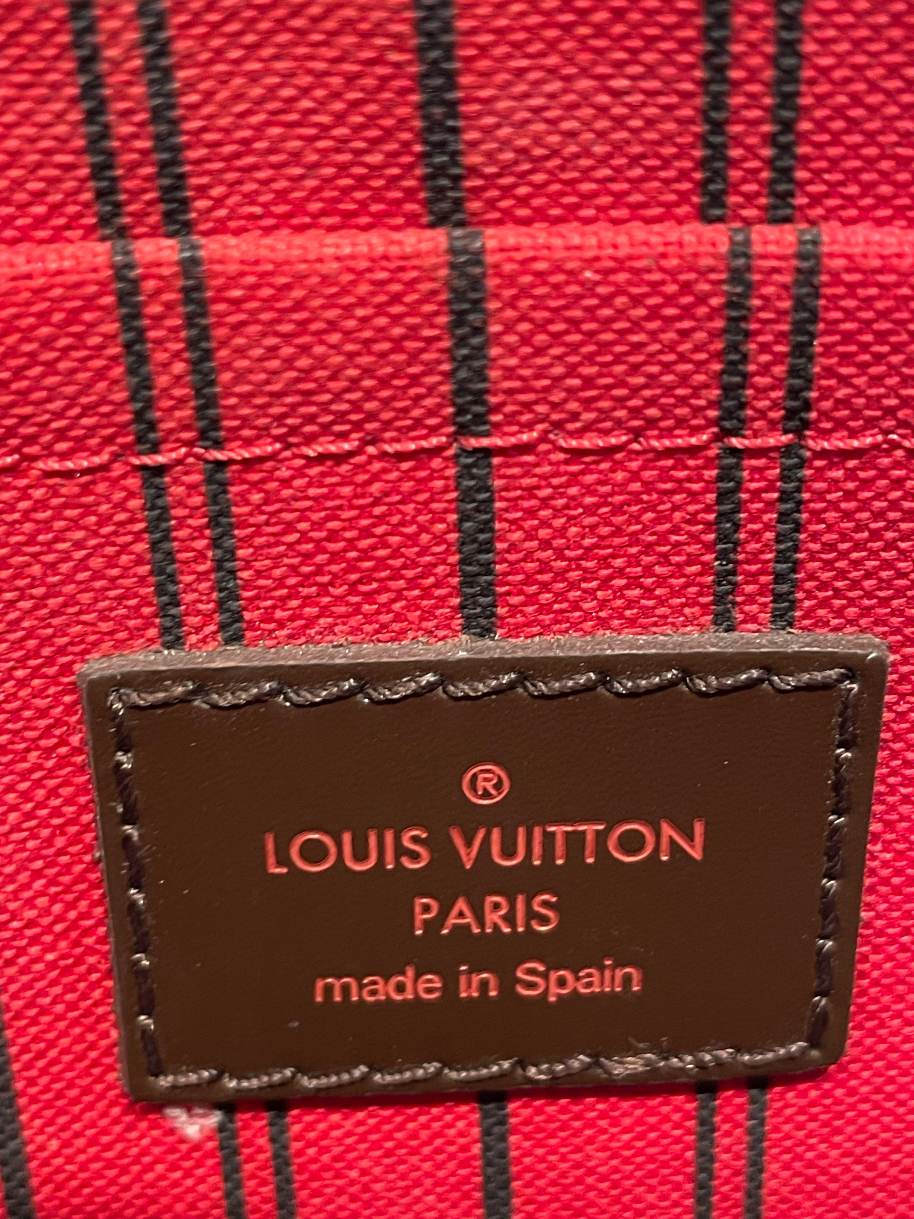 LOUIS VUITTON/Pouch/Monogram/Leather/BRW/neverfull pouchette view 5