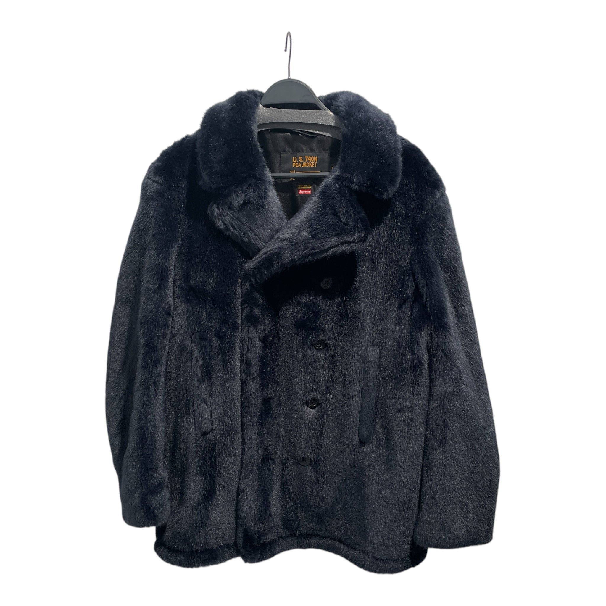 Supreme/Peacoat/M/Fake Fur/NVY/SCHOTT NYC view 1