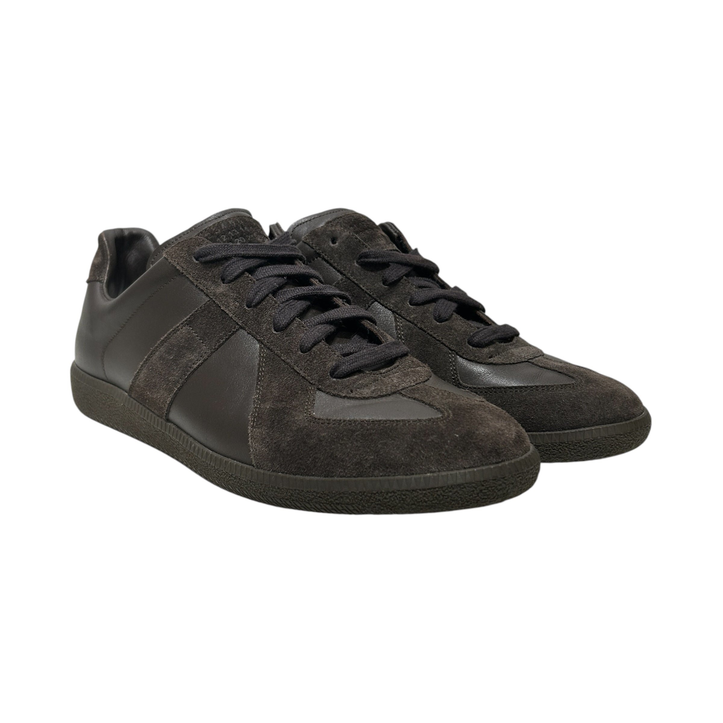 Maison Margiela/Low-Sneakers/EU 44/Leather/BRW/REPLICA view 1