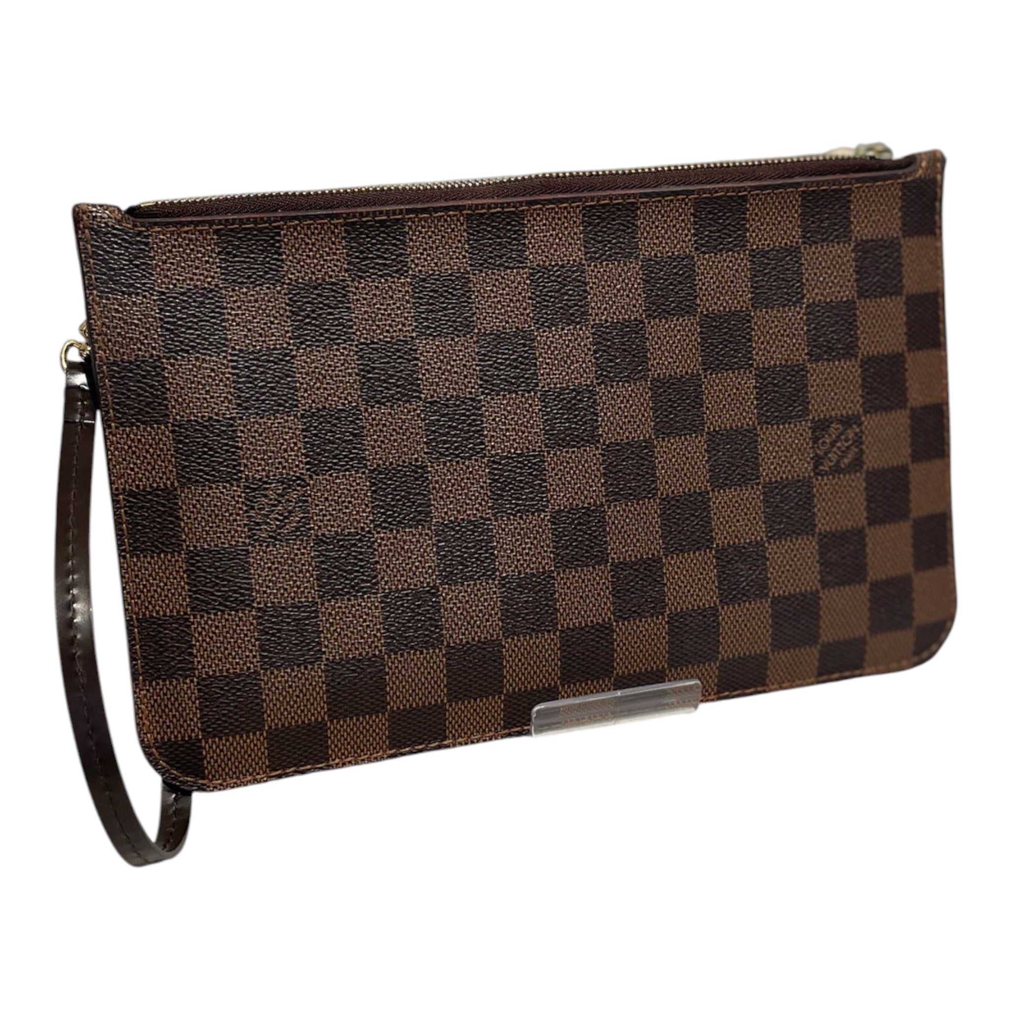LOUIS VUITTON/Pouch/Monogram/Leather/BRW/neverfull pouchette
