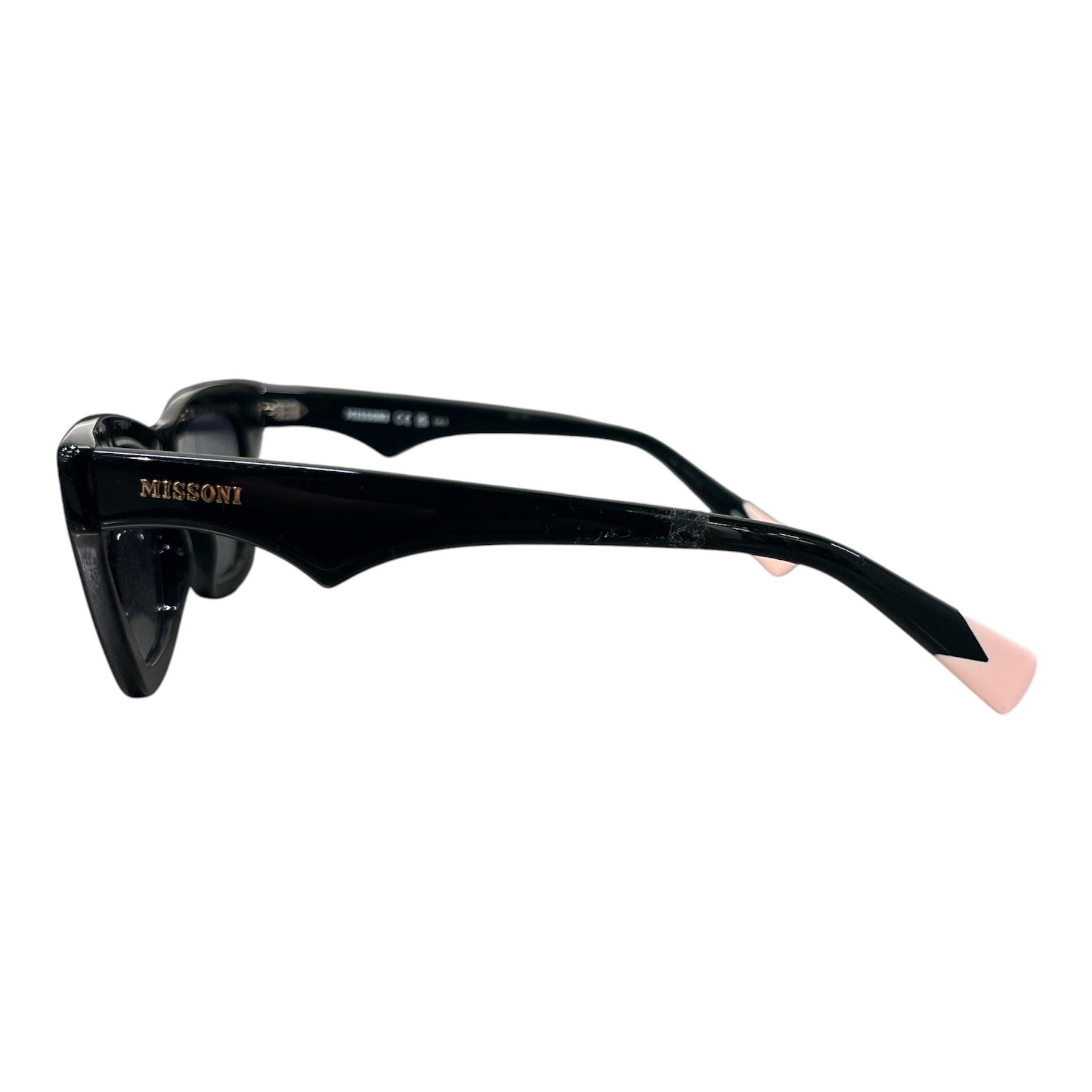 MISSONI/Sunglasses/Plastic/BLK/L's/PINK TIPS view 2