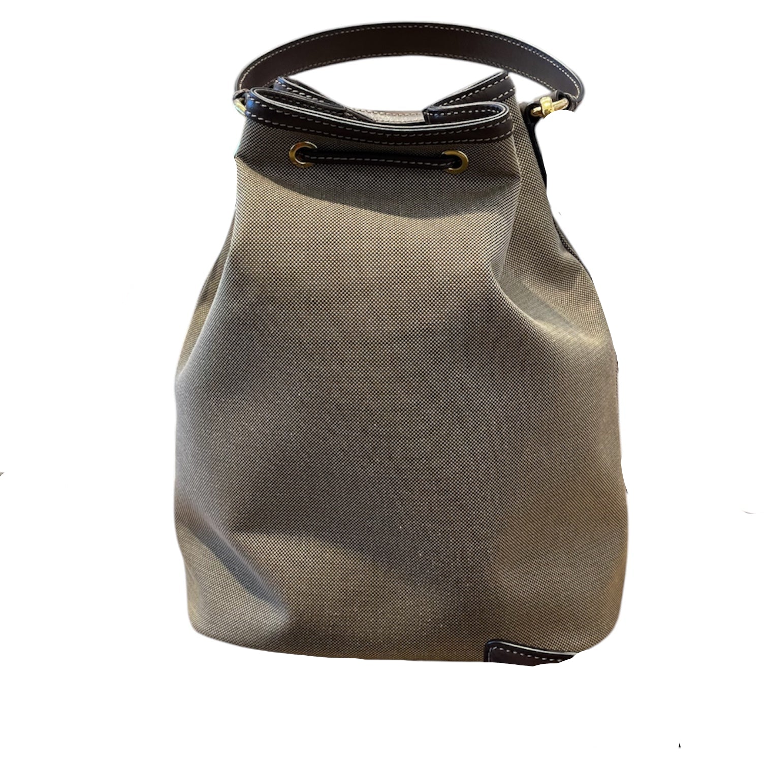 PRADA/Bag/BRW/jacquard canvas bucket bag view 2