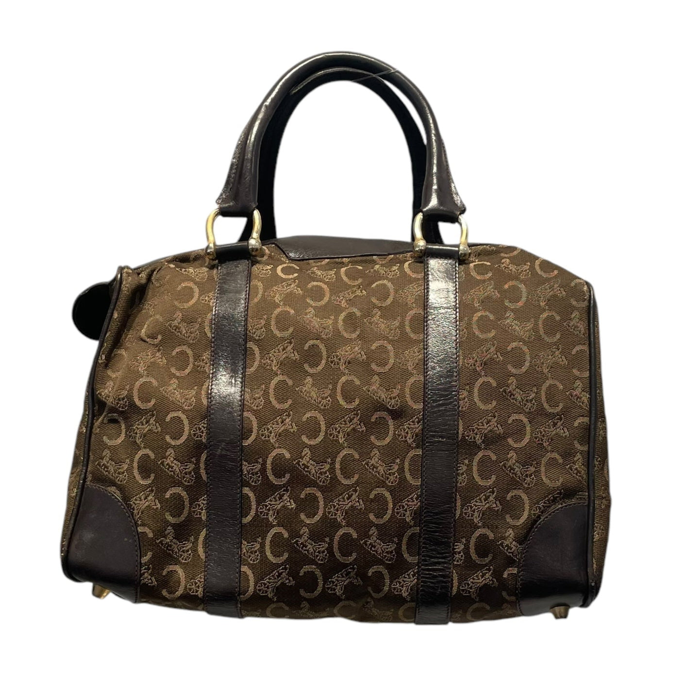 CELINE/Boston Bag/Monogram/BRW/HORSE CARRIAGE BOSTON view 2