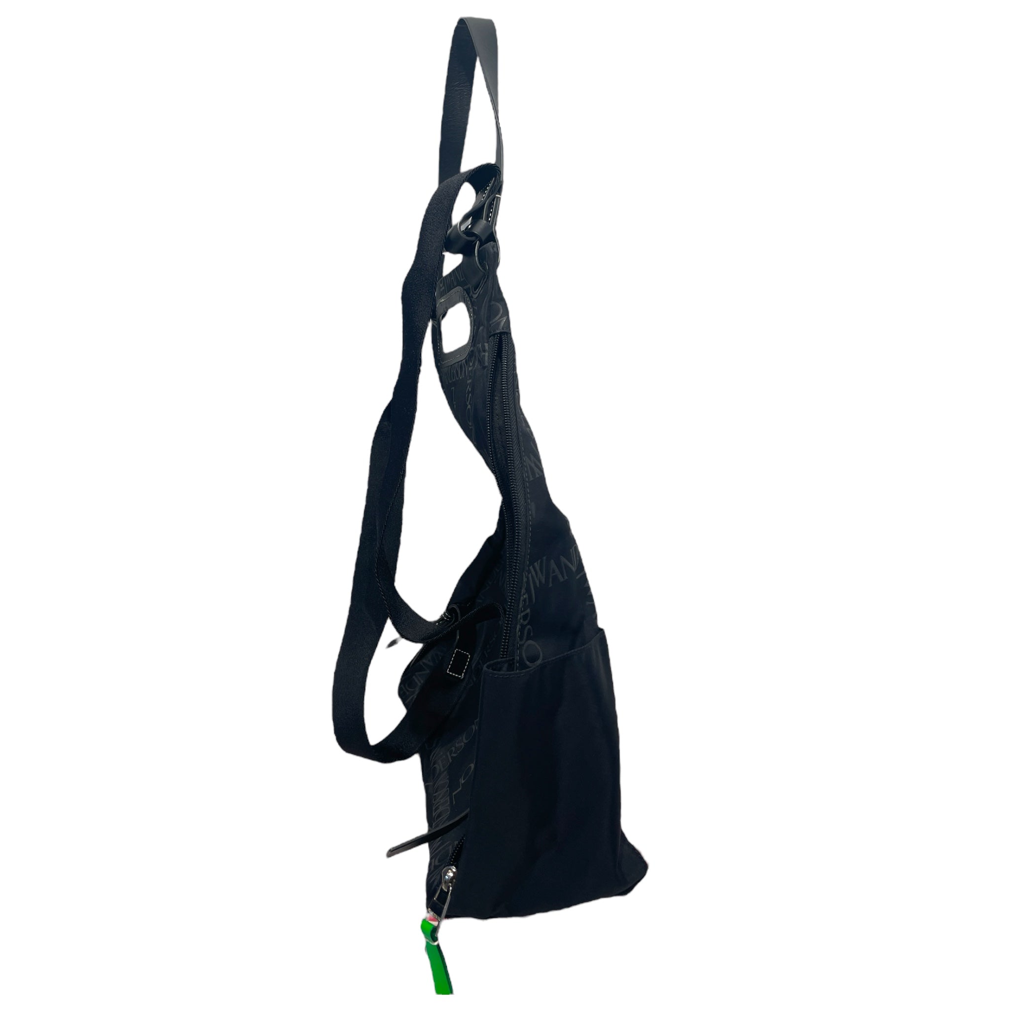 JW ANDERSON(J.W.ANDERSON)/Backpack/L/All Over Print/Nylon/BLK/Anchor logo packpack view 2