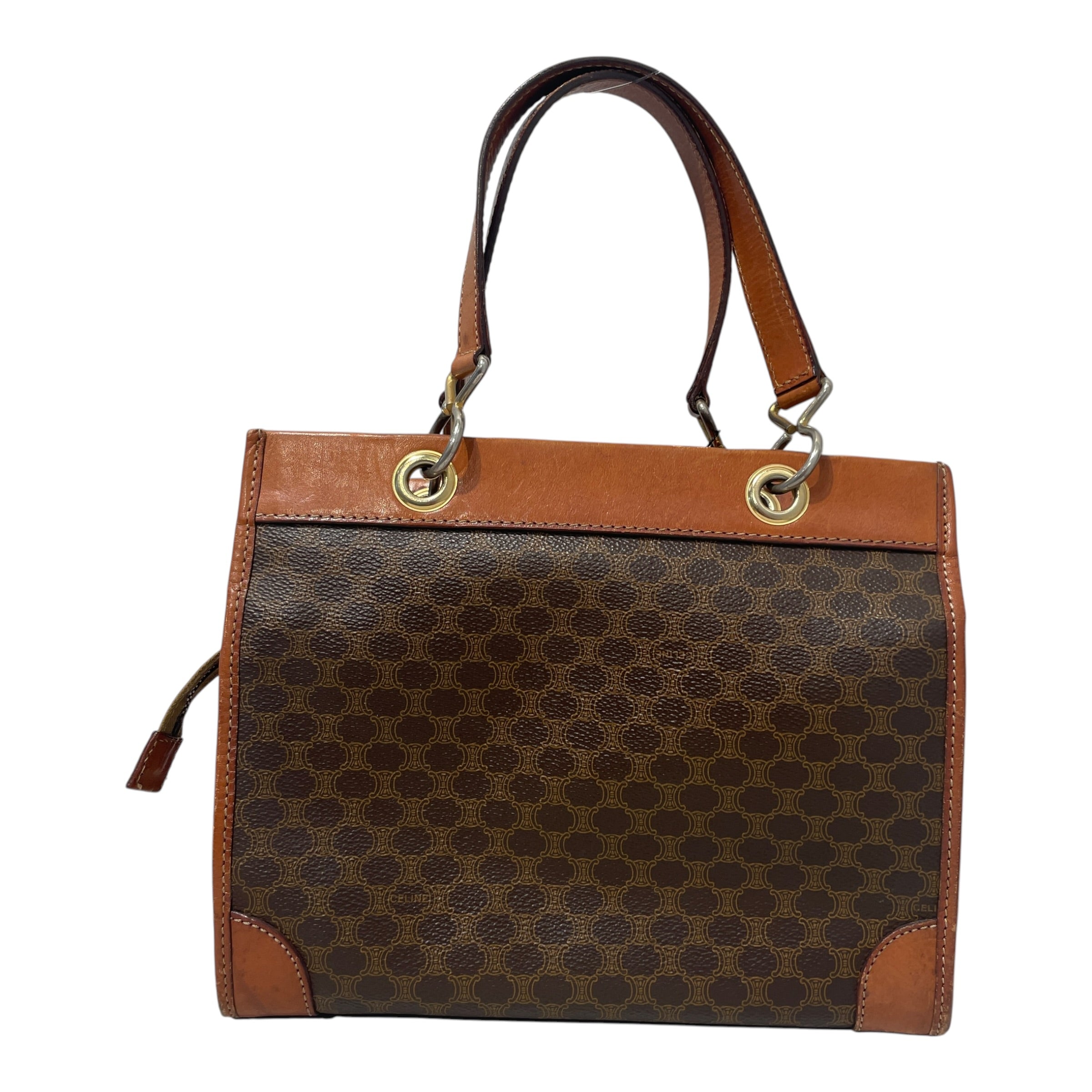 CELINE/Bag/Monogram/Leather/BRW/Tote Handbag view 3