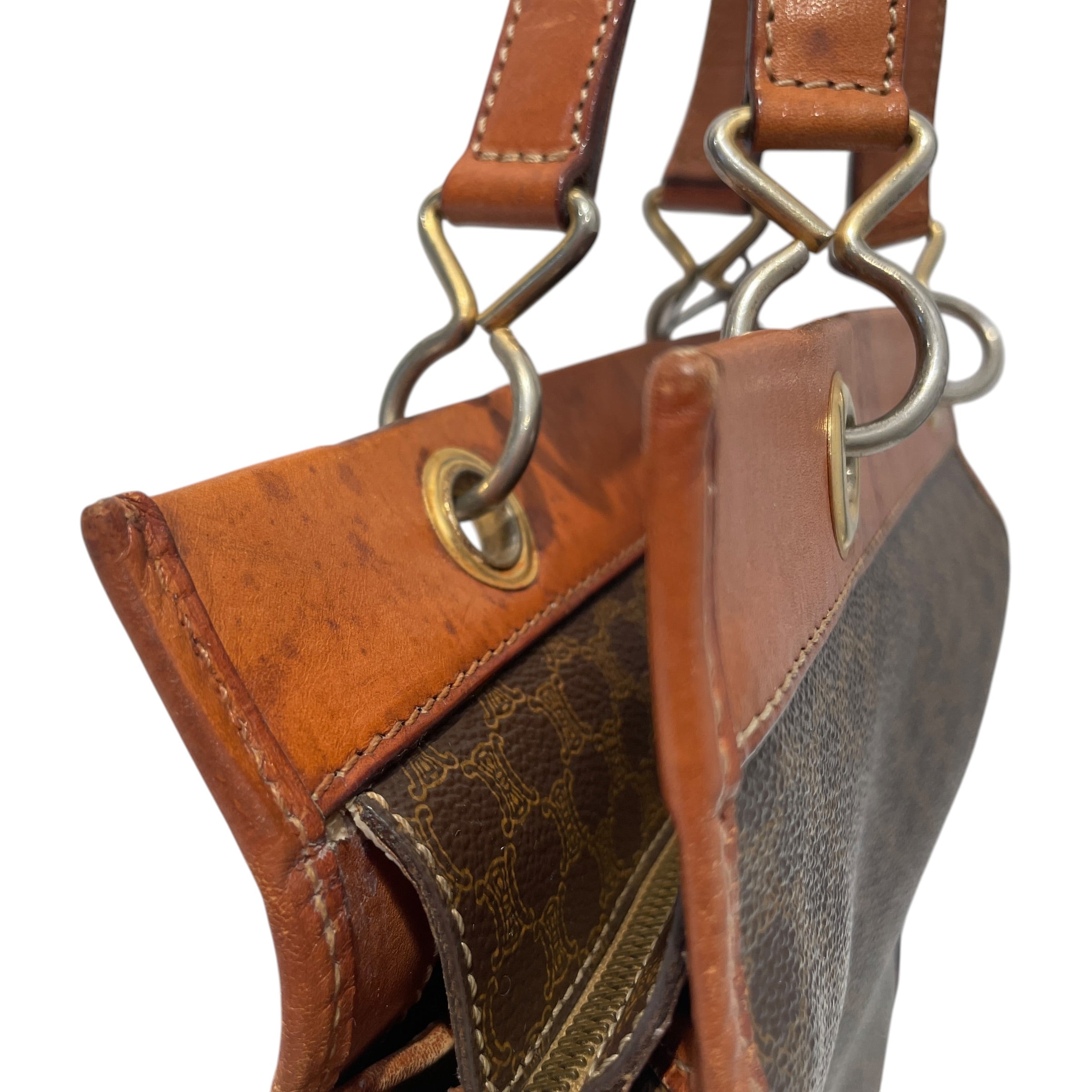 CELINE/Bag/Monogram/Leather/BRW/Tote Handbag view 4