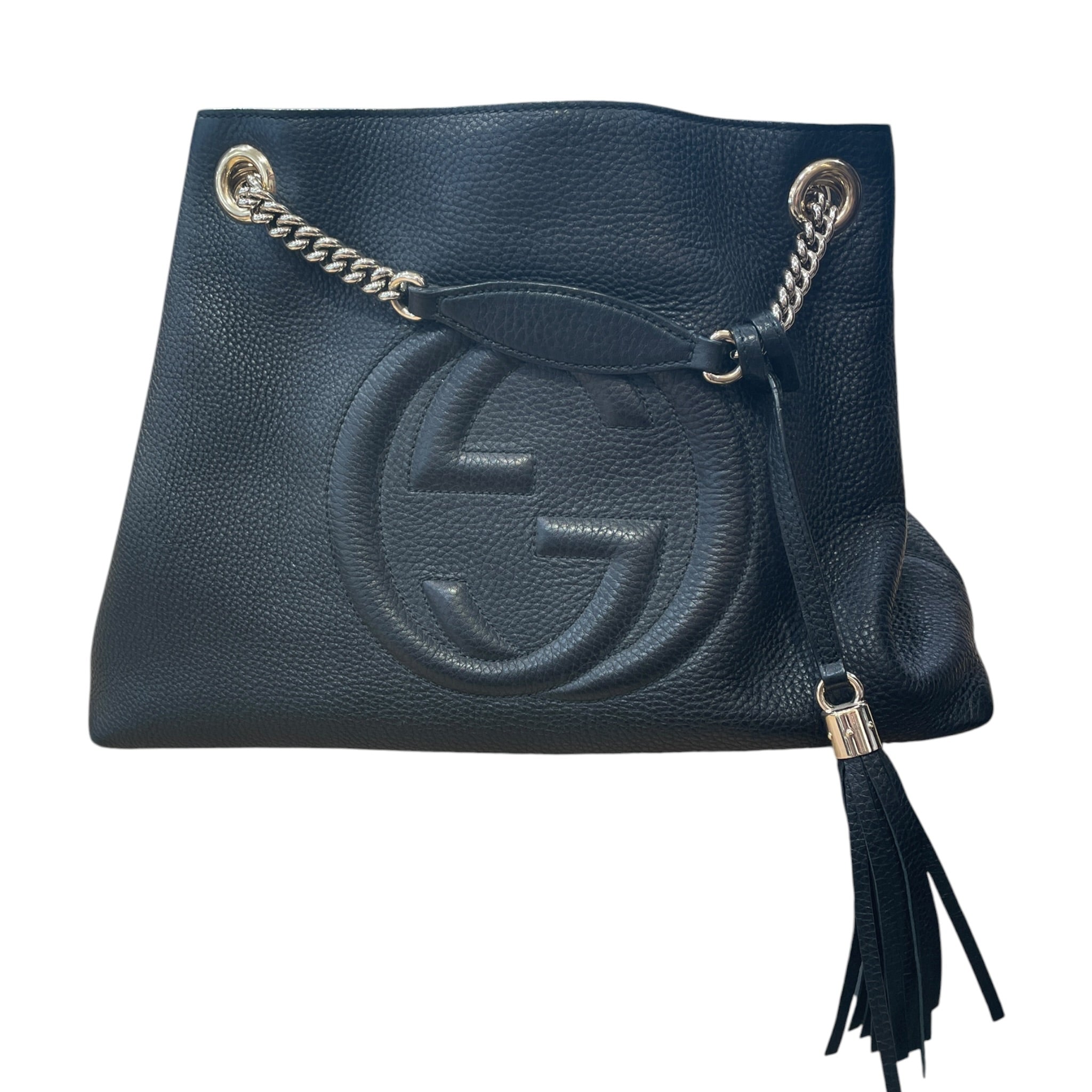 GUCCI/Accessories/Leather/BLK/L's/Soho Chain Shoulder Bag view 3