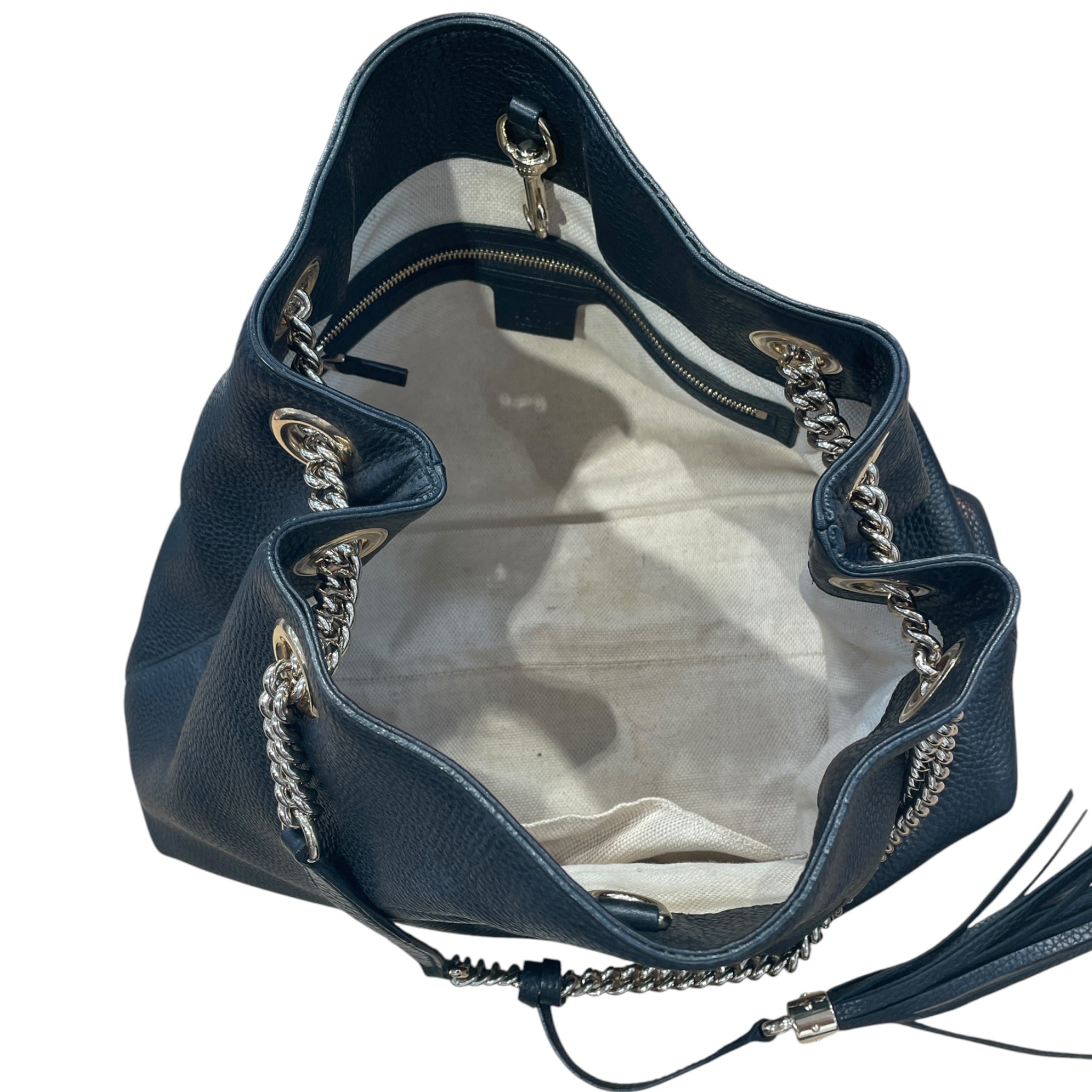 GUCCI/Accessories/Leather/BLK/L's/Soho Chain Shoulder Bag view 4