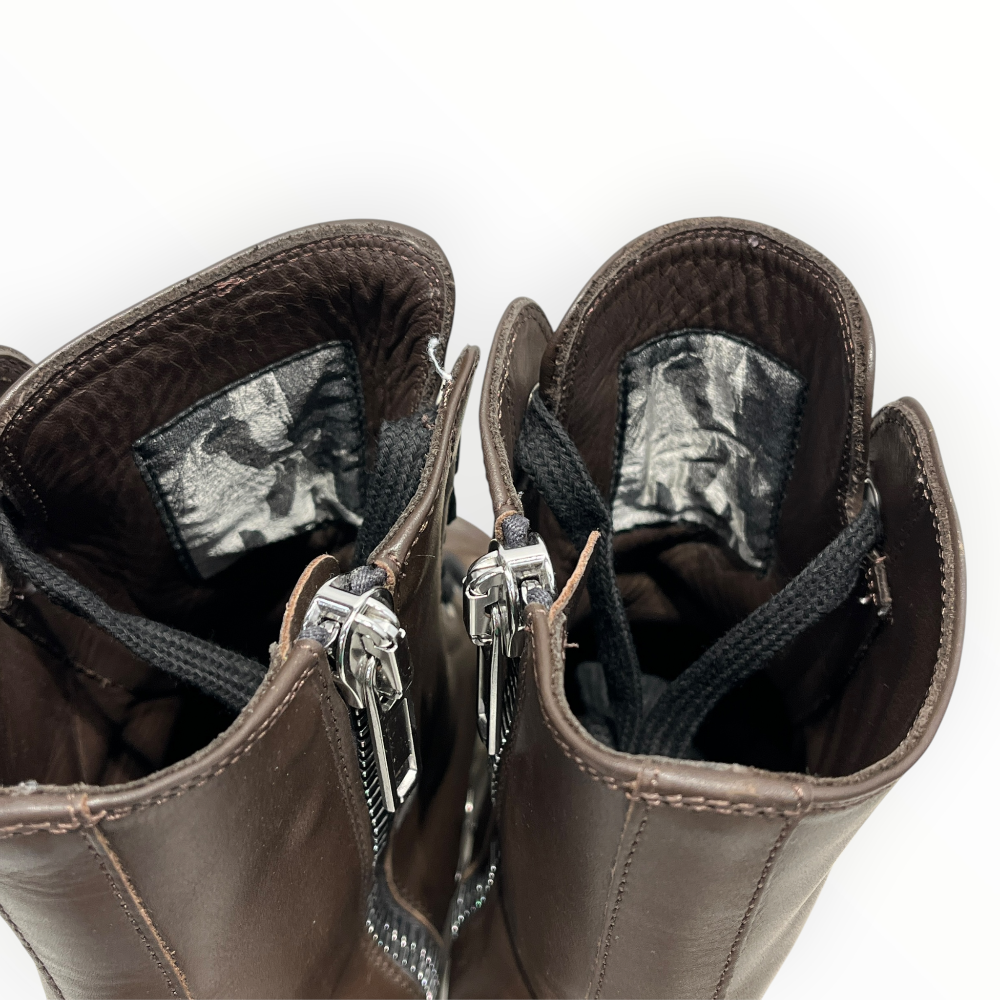 Rick Owens/Hi-Sneakers/US 6/Leather/BRW/RAMONES view 4