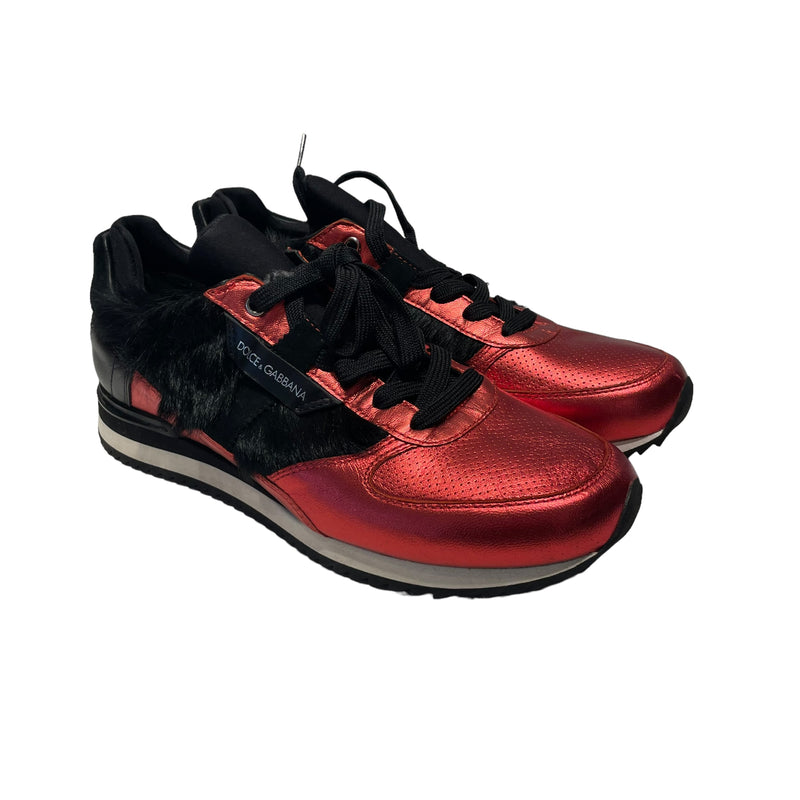 DOLCE&GABBANA/Low-Sneakers/US9/Red/