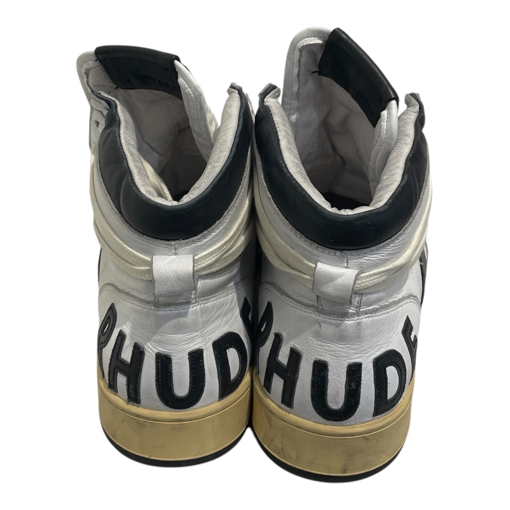 RHUDE/Hi-Sneakers/US 10/Leather/WHT/RHECESS HIGHTOP view 4