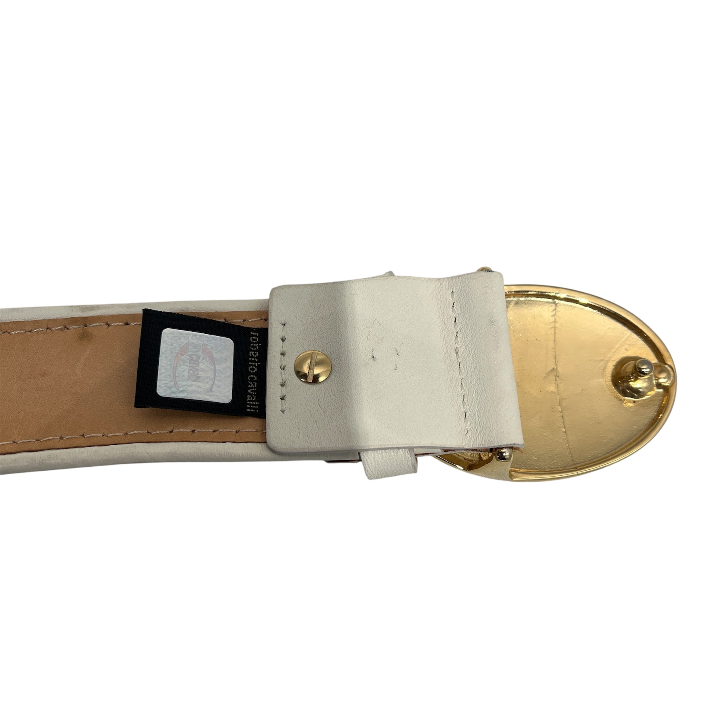Just cavalli/Belt/Animal Pattern/Leather/BEG/SNAKESKIN W DIAMOND BUCKLE view 3