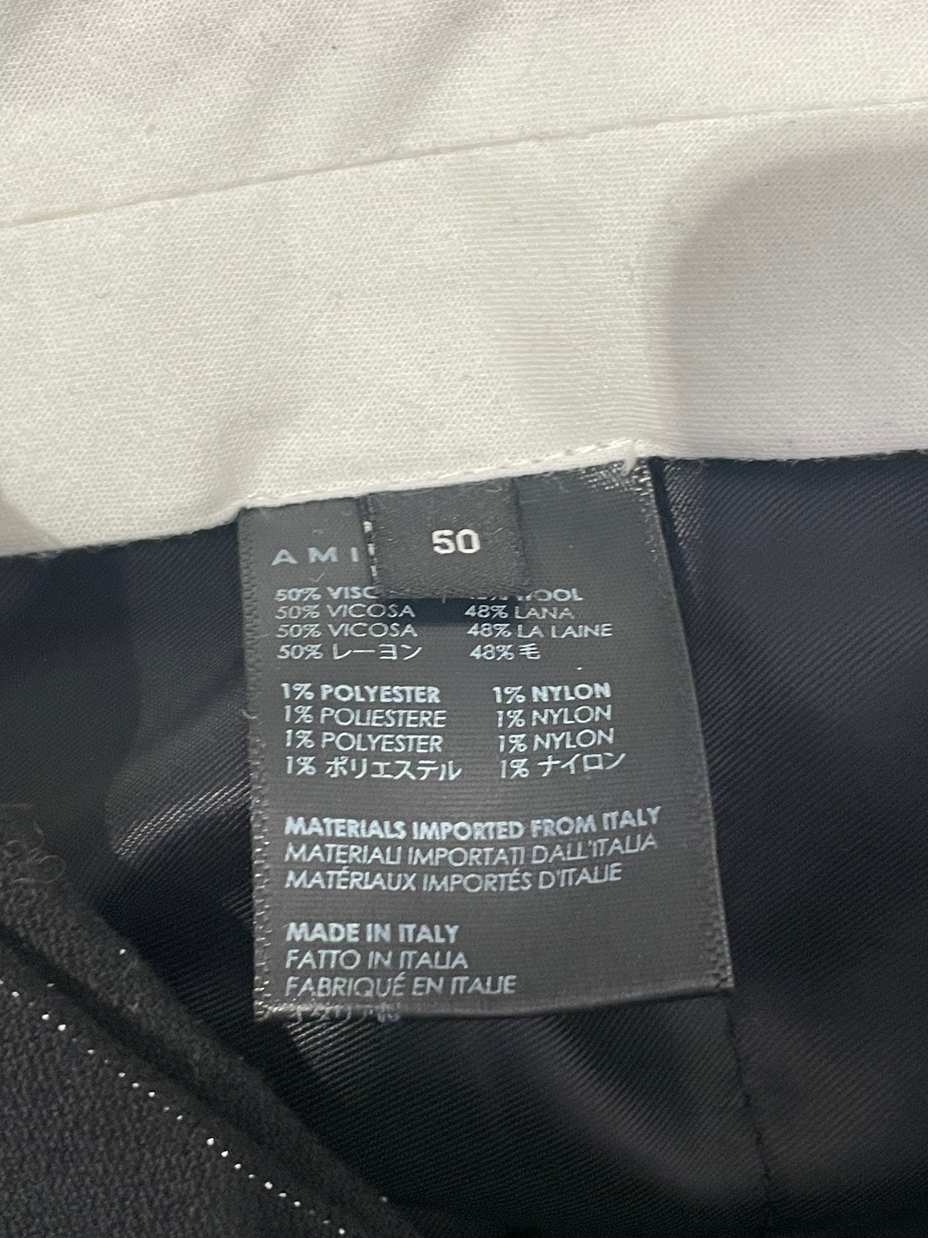 AMIRI/Slacks/50/Cotton/BLK/Amiri Pinstripe Slacks view 4