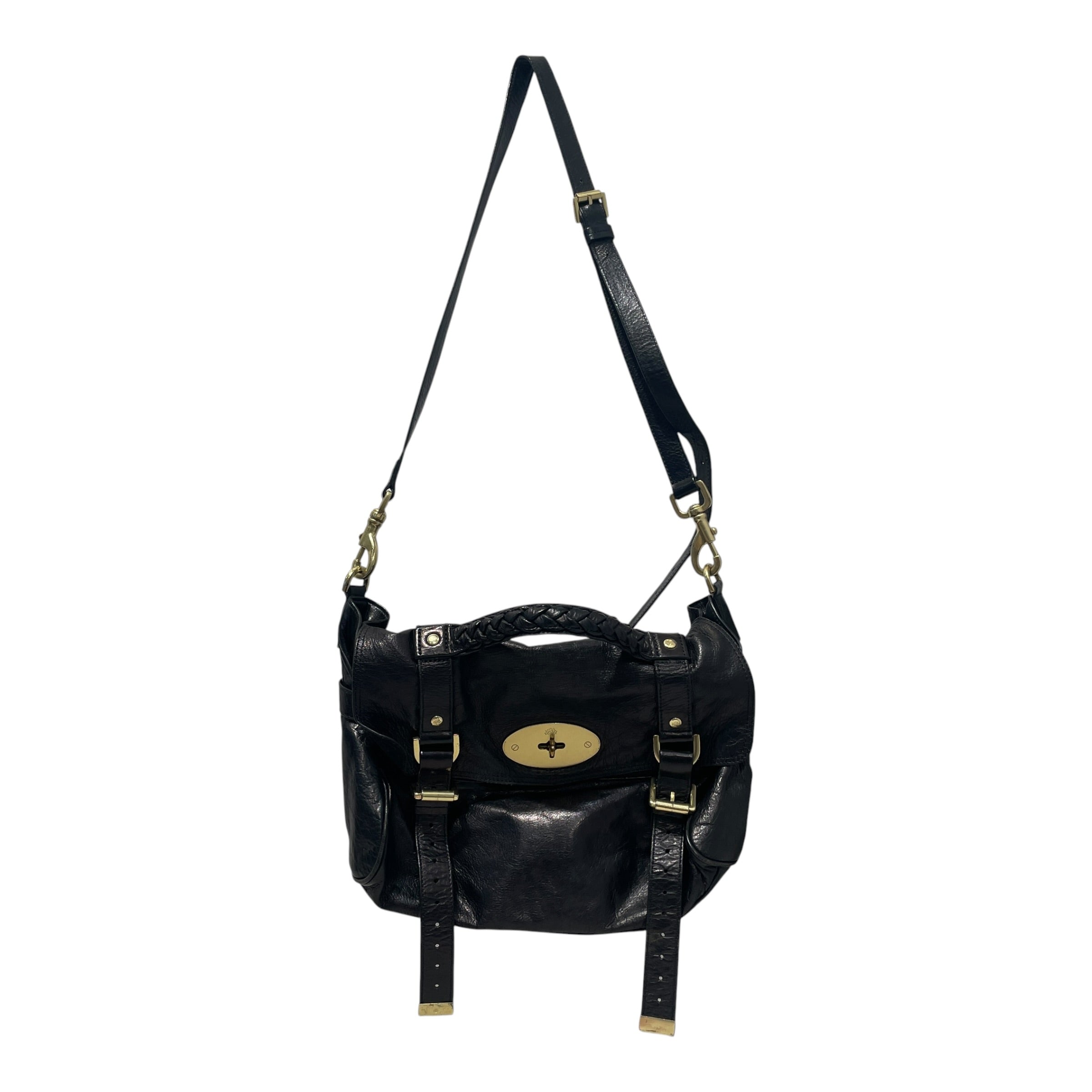 MULBERRY/Hand Bag/Leather/BLK/Alexa Bag view 1