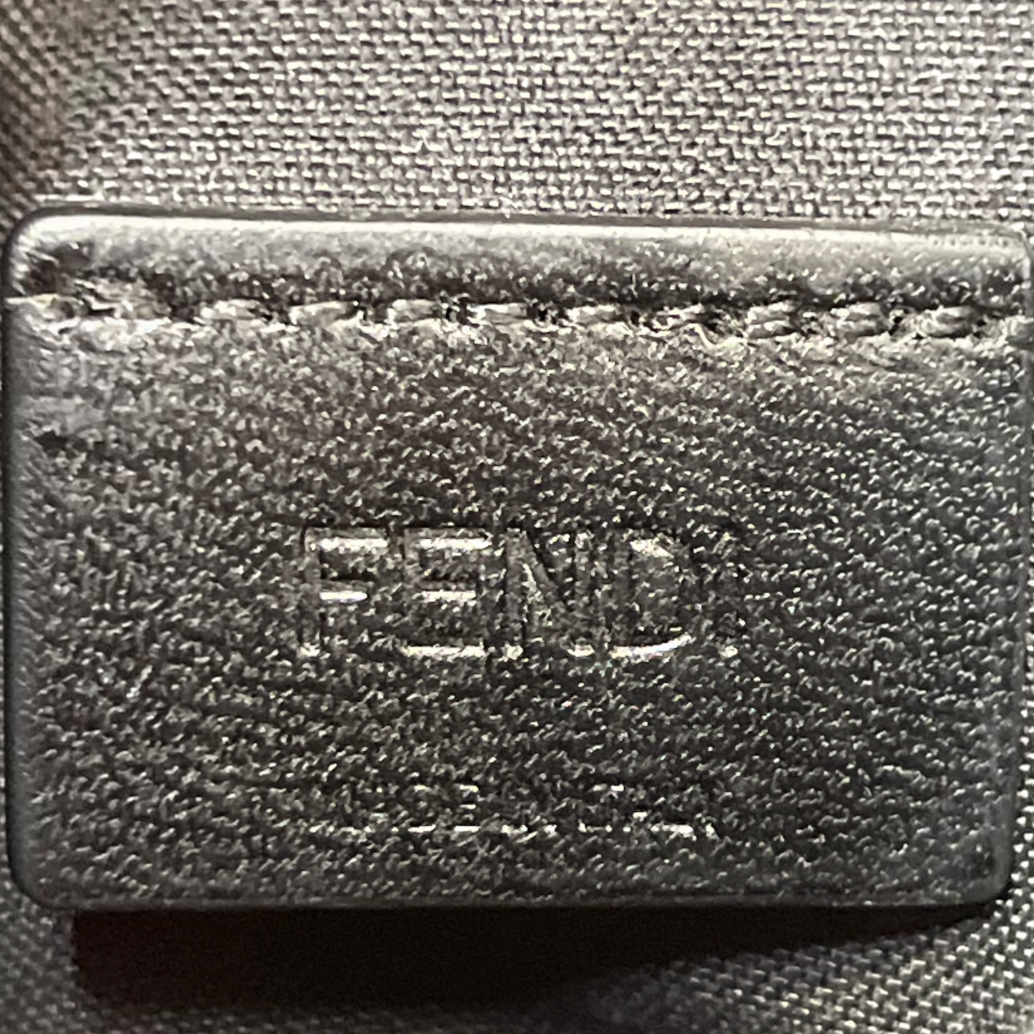 FENDI/Coin Wallet/Monogram/Leather/BLK/YELLOW STRIPE view 4