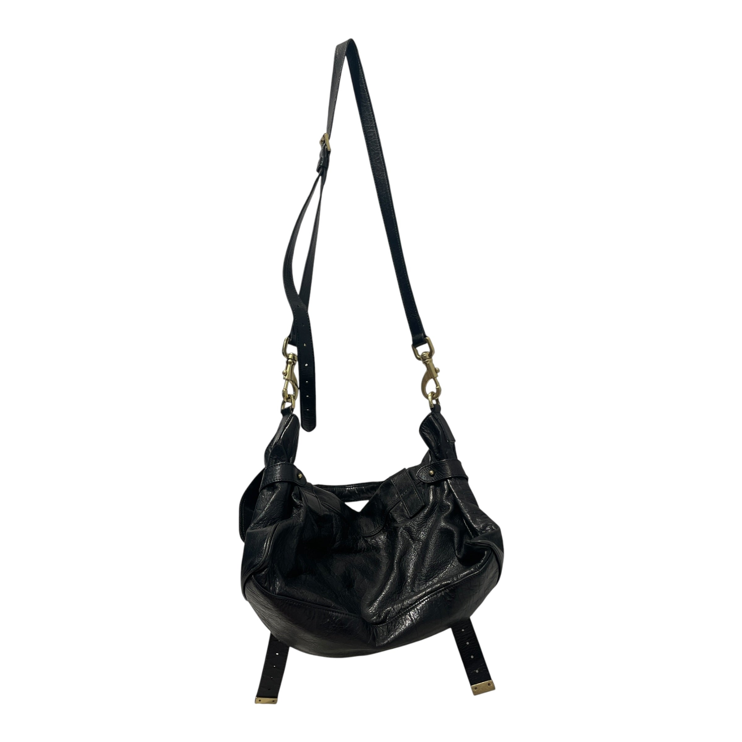 MULBERRY/Hand Bag/Leather/BLK/Alexa Bag view 3