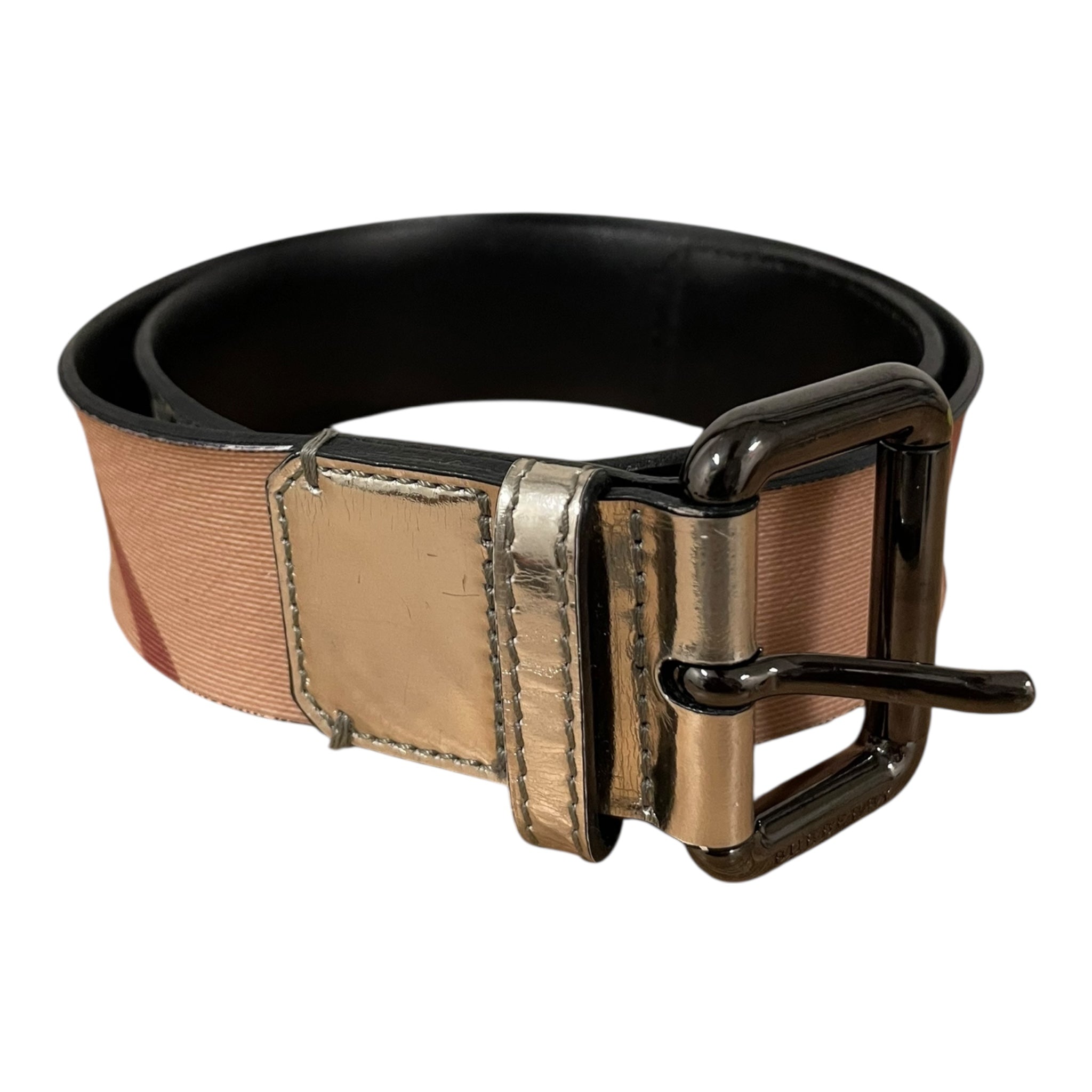 BURBERRY/Belt/Plaid/Leather/MLT/LEATHER BELT 17PARPEL9BOL view 1