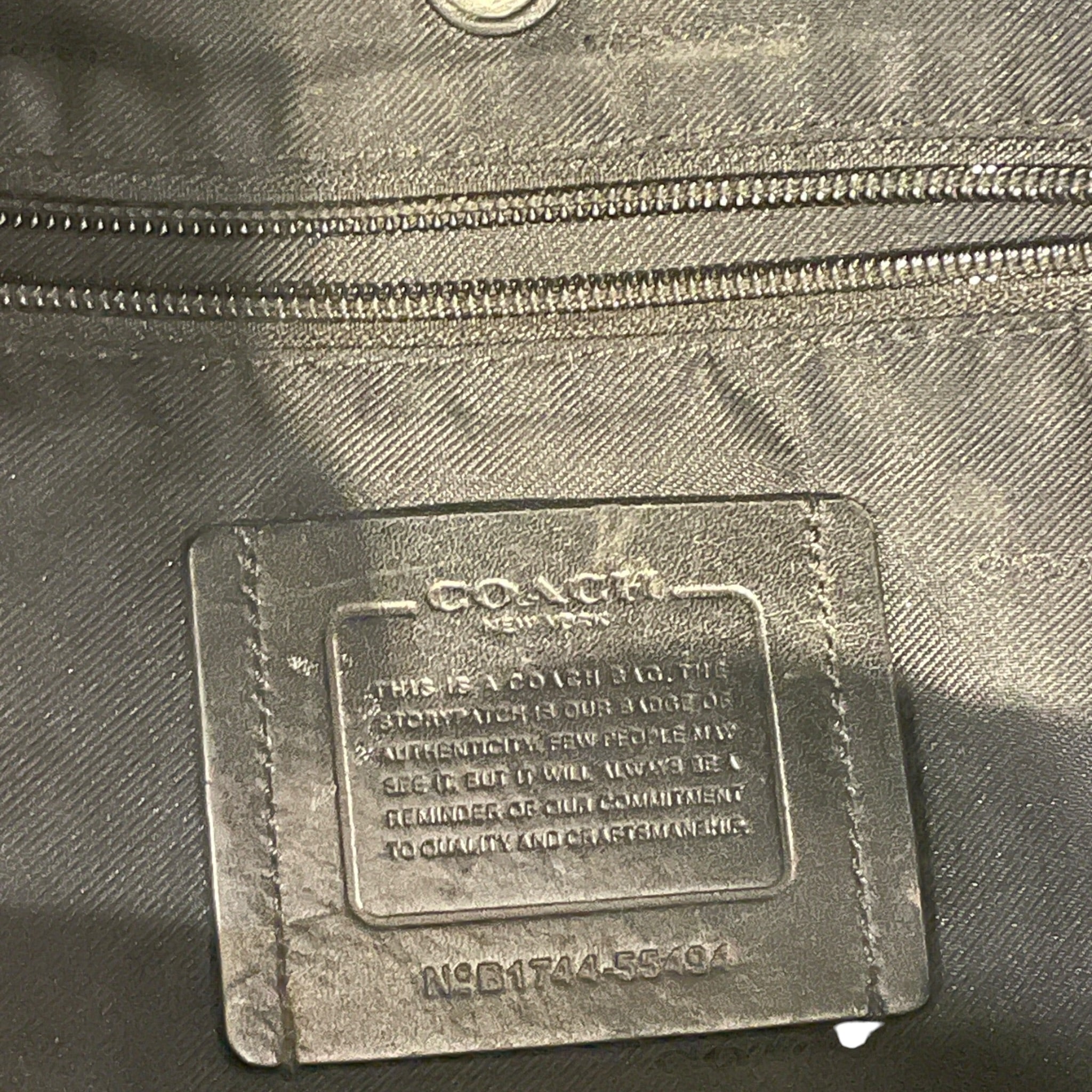 COACH/Backpack/Leather/BLK/Middle Stripe view 5
