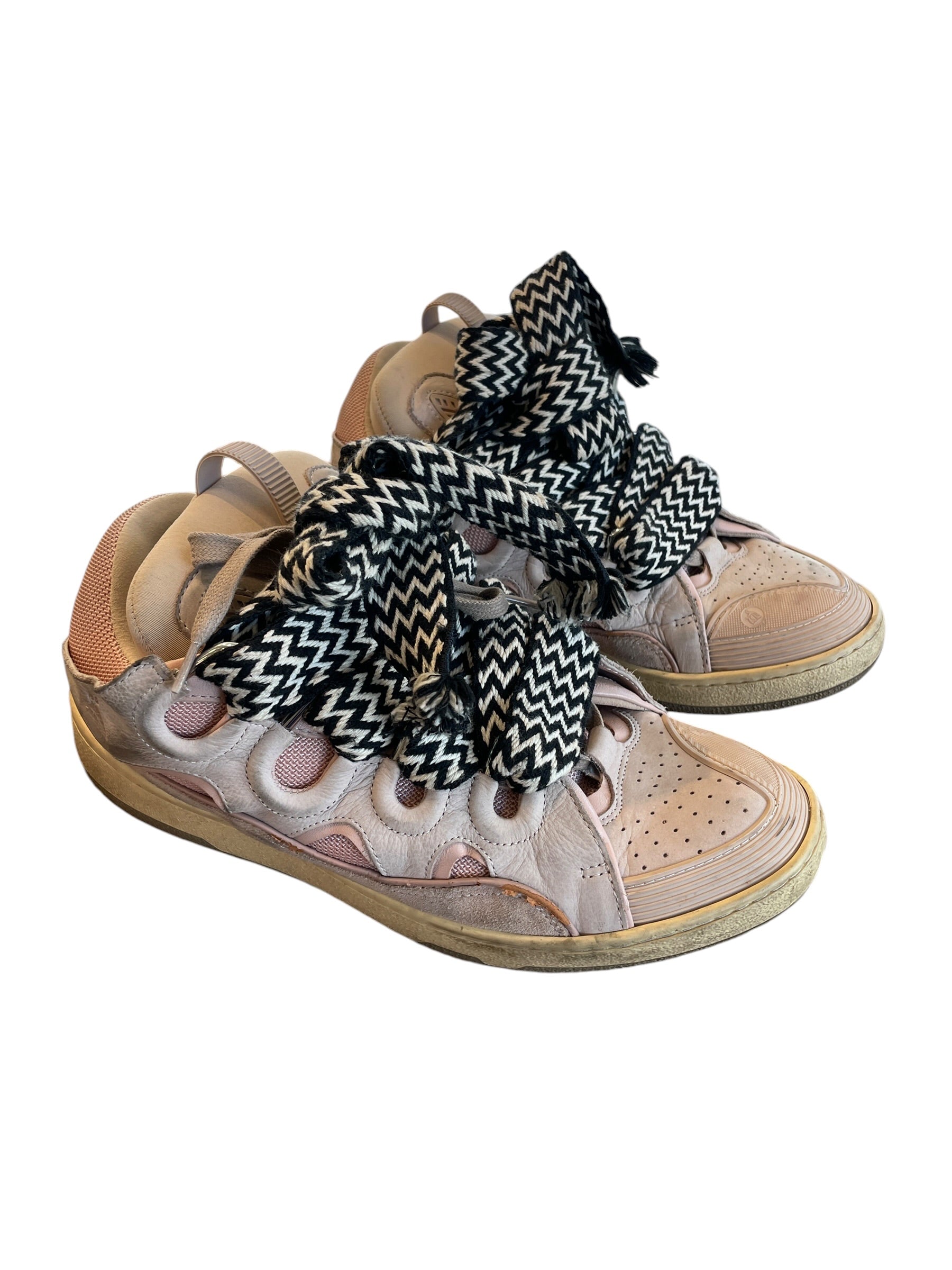 LANVIN/Low-Sneakers/EU 44/PNK/Stripe Laces view 1