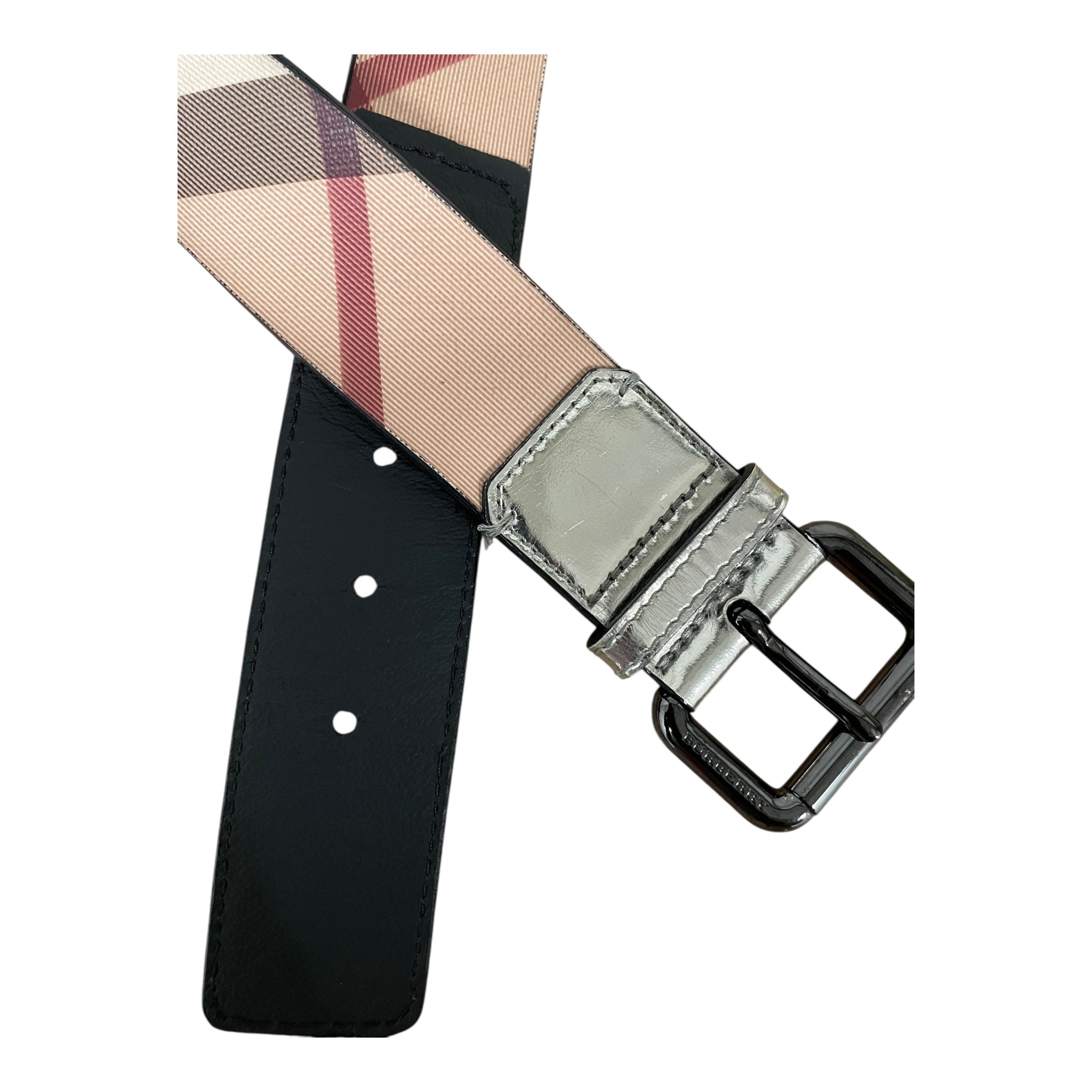 BURBERRY/Belt/Plaid/Leather/MLT/LEATHER BELT 17PARPEL9BOL view 2