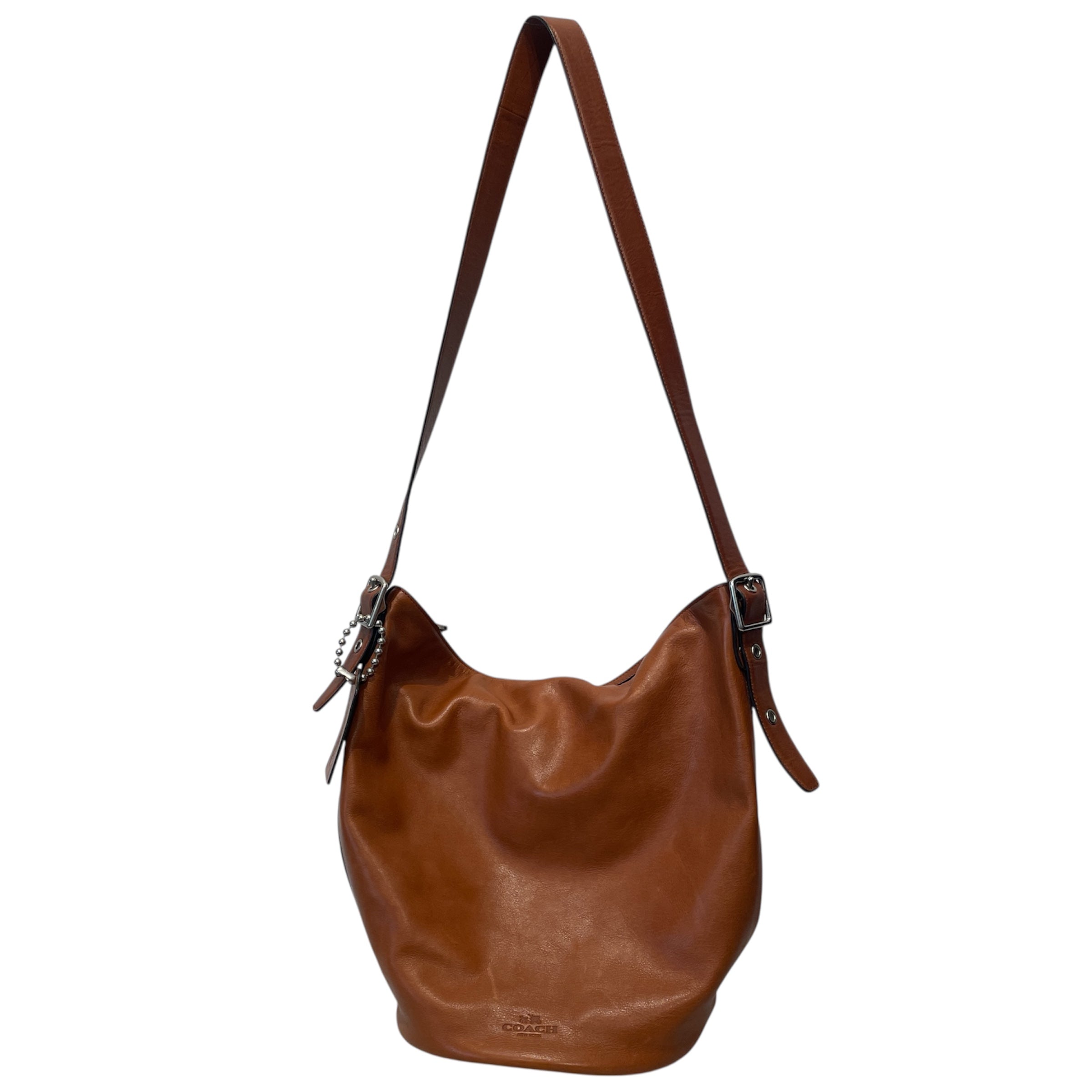 COACH/Tote Bag/Leather/BRW/hobo bucket shoulder bag view 1