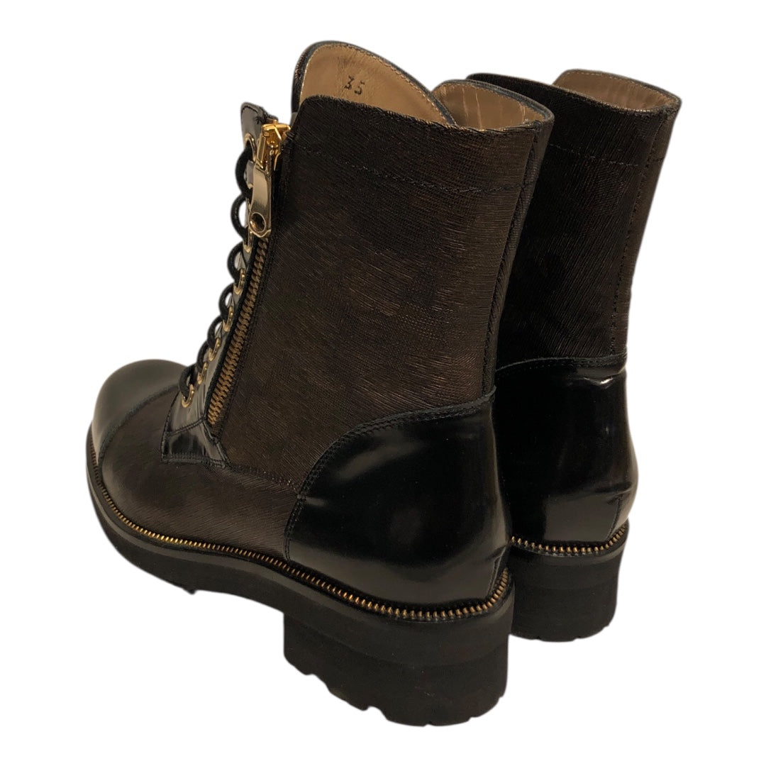 RON WHITE/Boots/EU 35/BLK/MATALLIC COMBAT BOOTS view 2