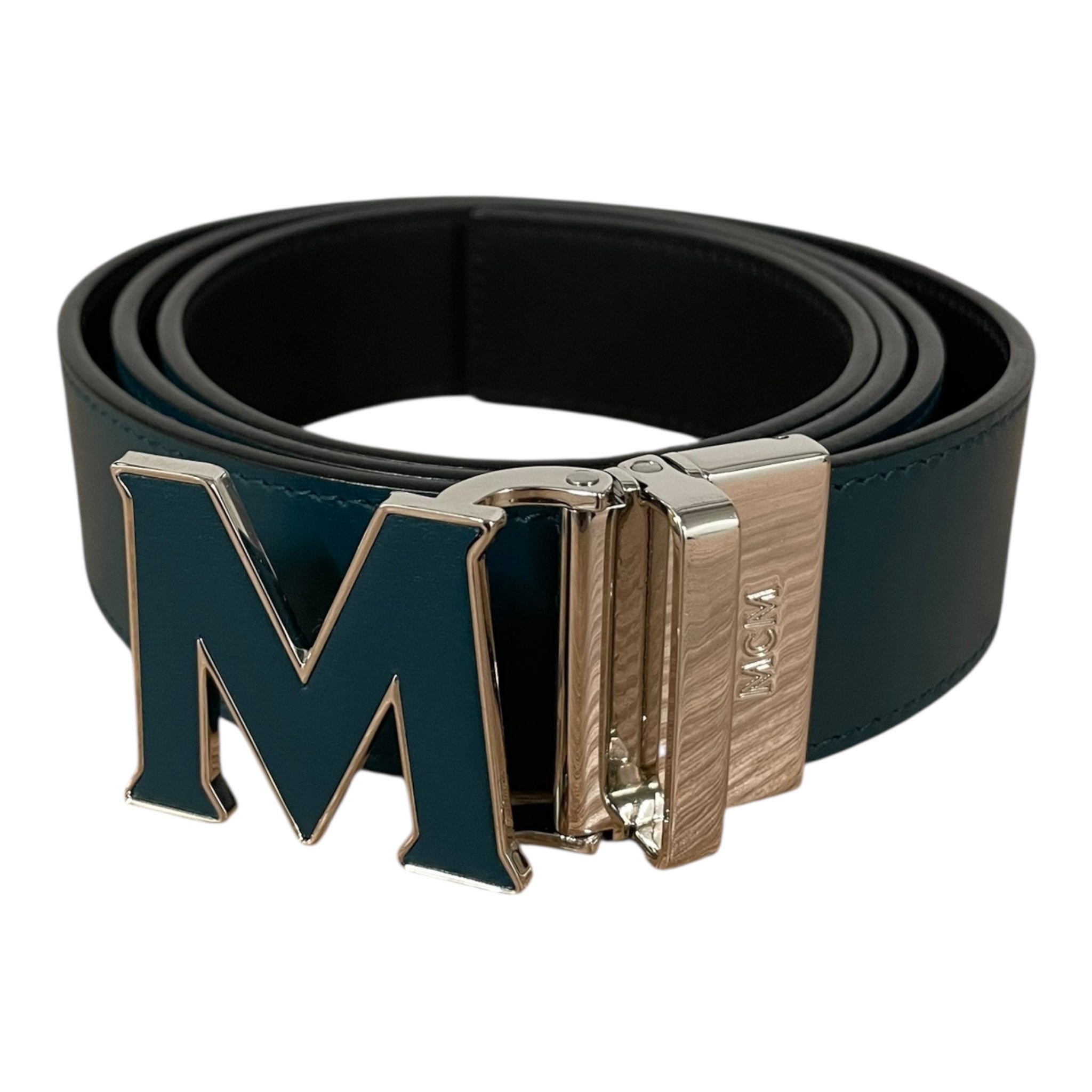 MCM/Belt/Leather/GRN/M LOGO view 1