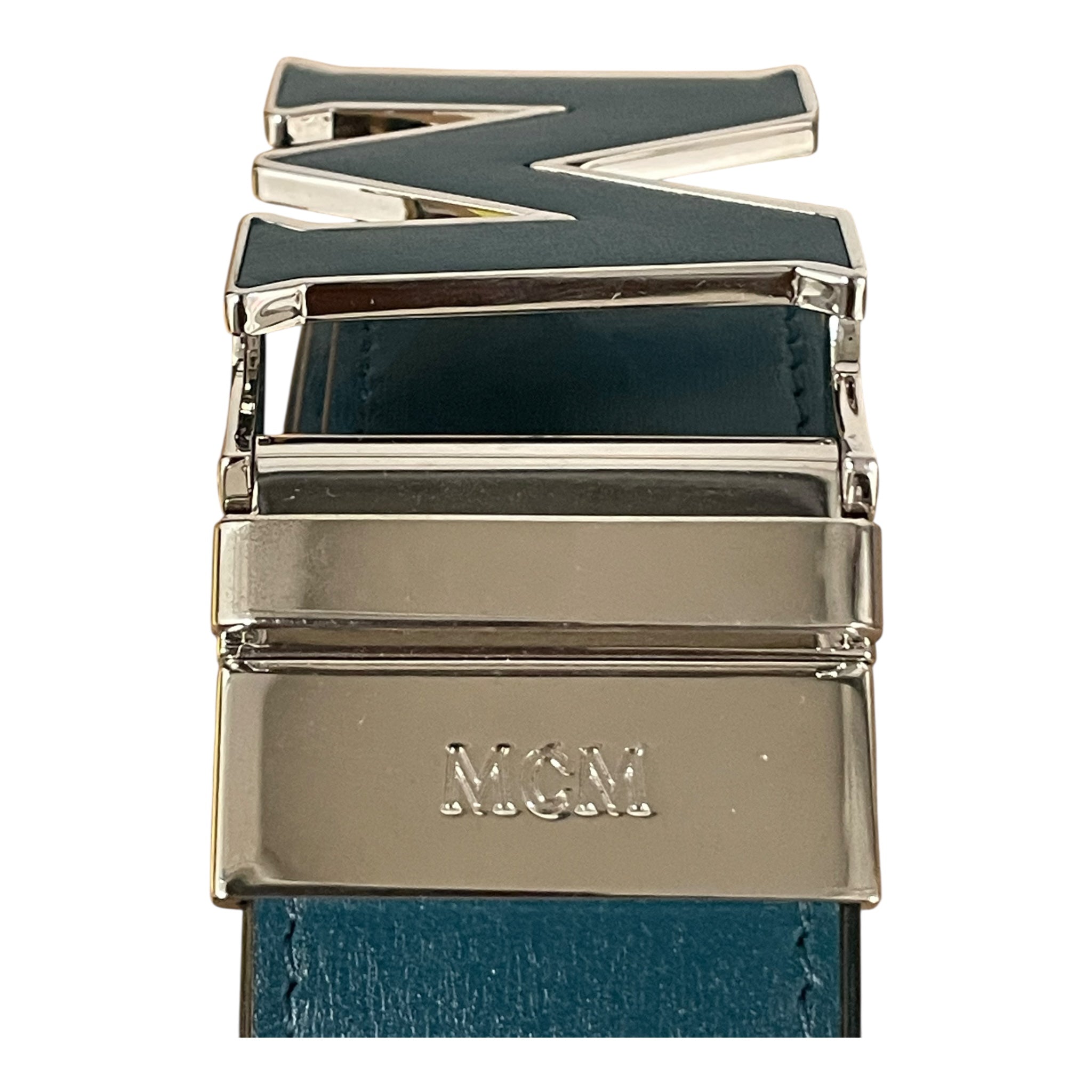 MCM/Belt/Leather/GRN/M LOGO view 2