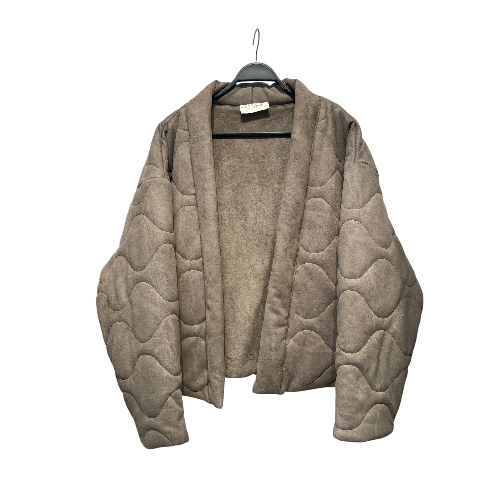 SAALT STUDIO/Quilted Jkt/L/GRY/QUILTED SUEDE FEELING JACKET view 1