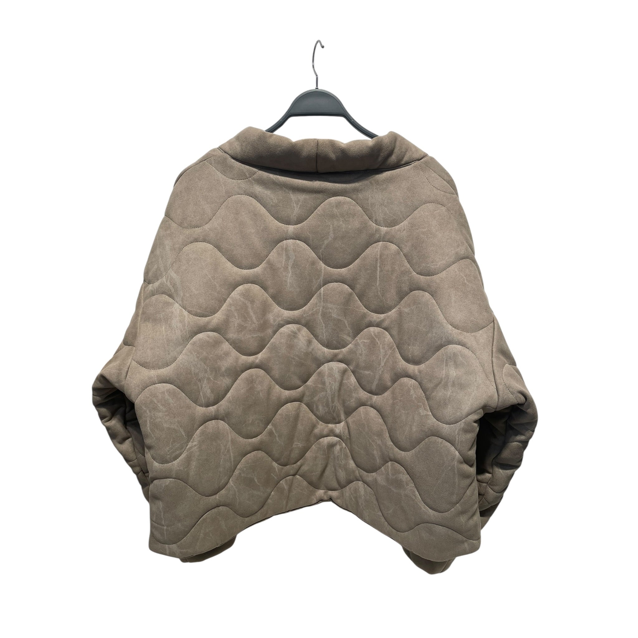 SAALT STUDIO/Quilted Jkt/L/GRY/QUILTED SUEDE FEELING JACKET view 2