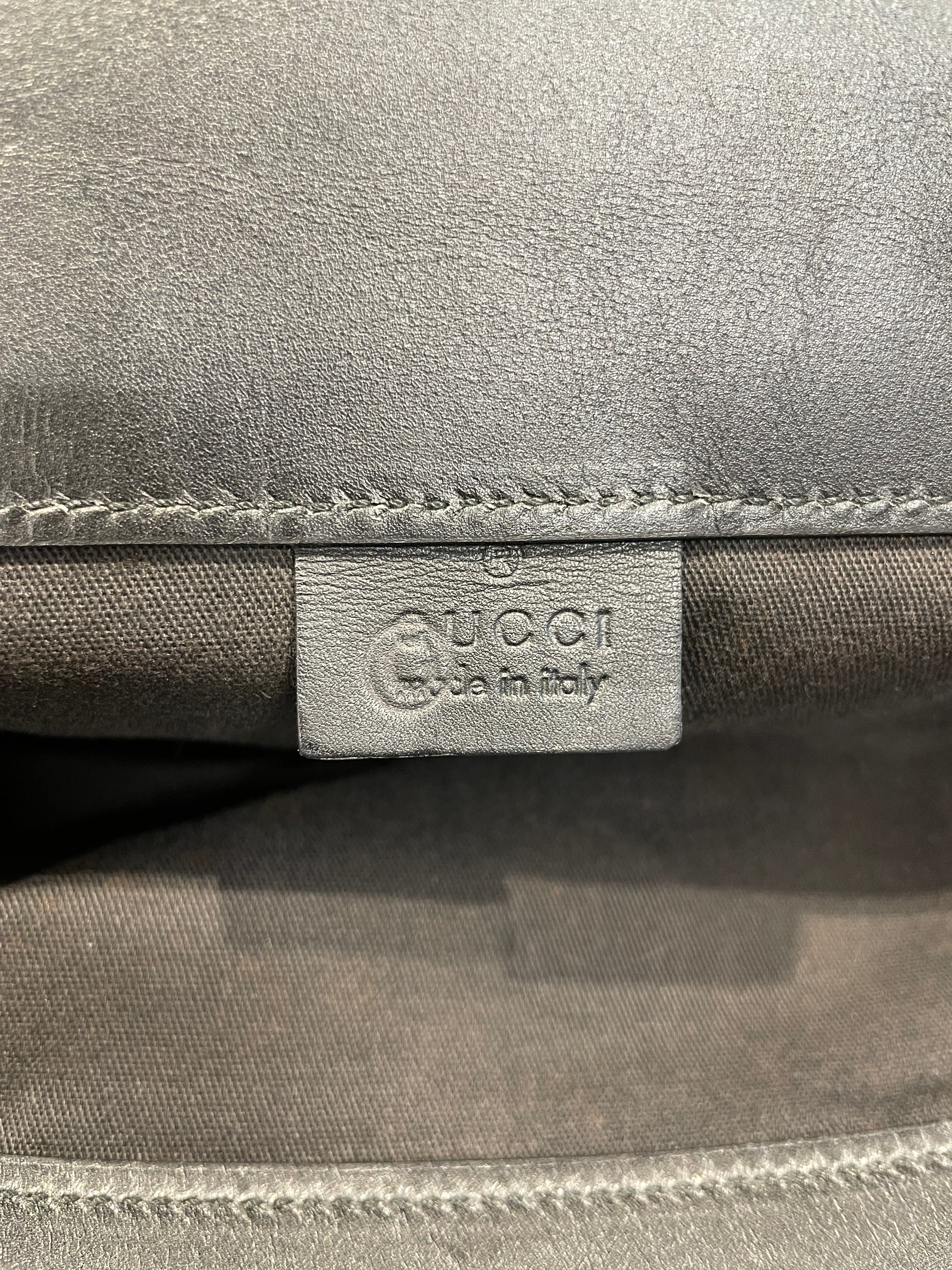 GUCCI/Tote Bag/Leather/BLK/TVTHKM2 view 3