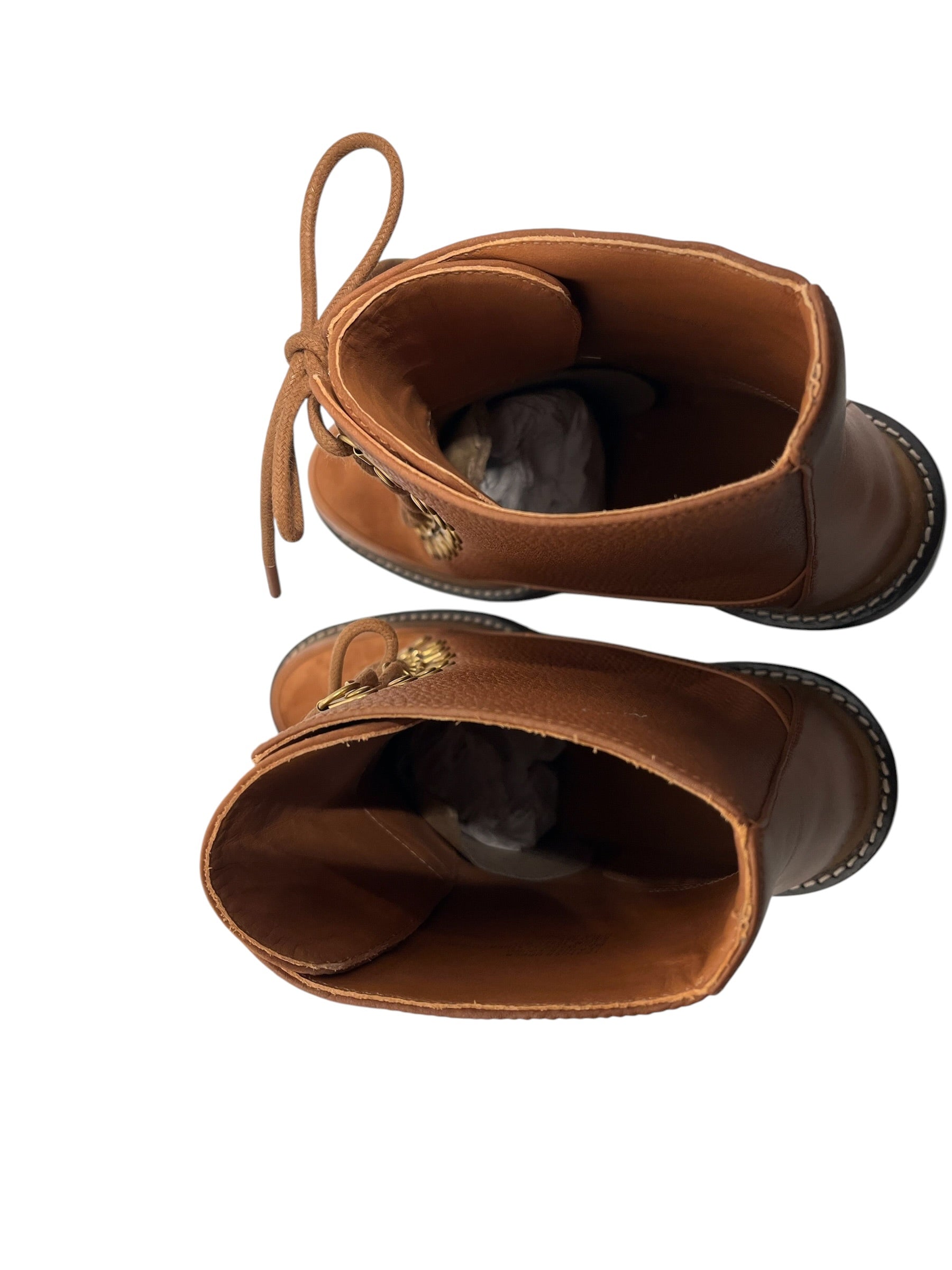 TORY BURCH/Boots/US 9.5/Leather/BRW/Miller view 3
