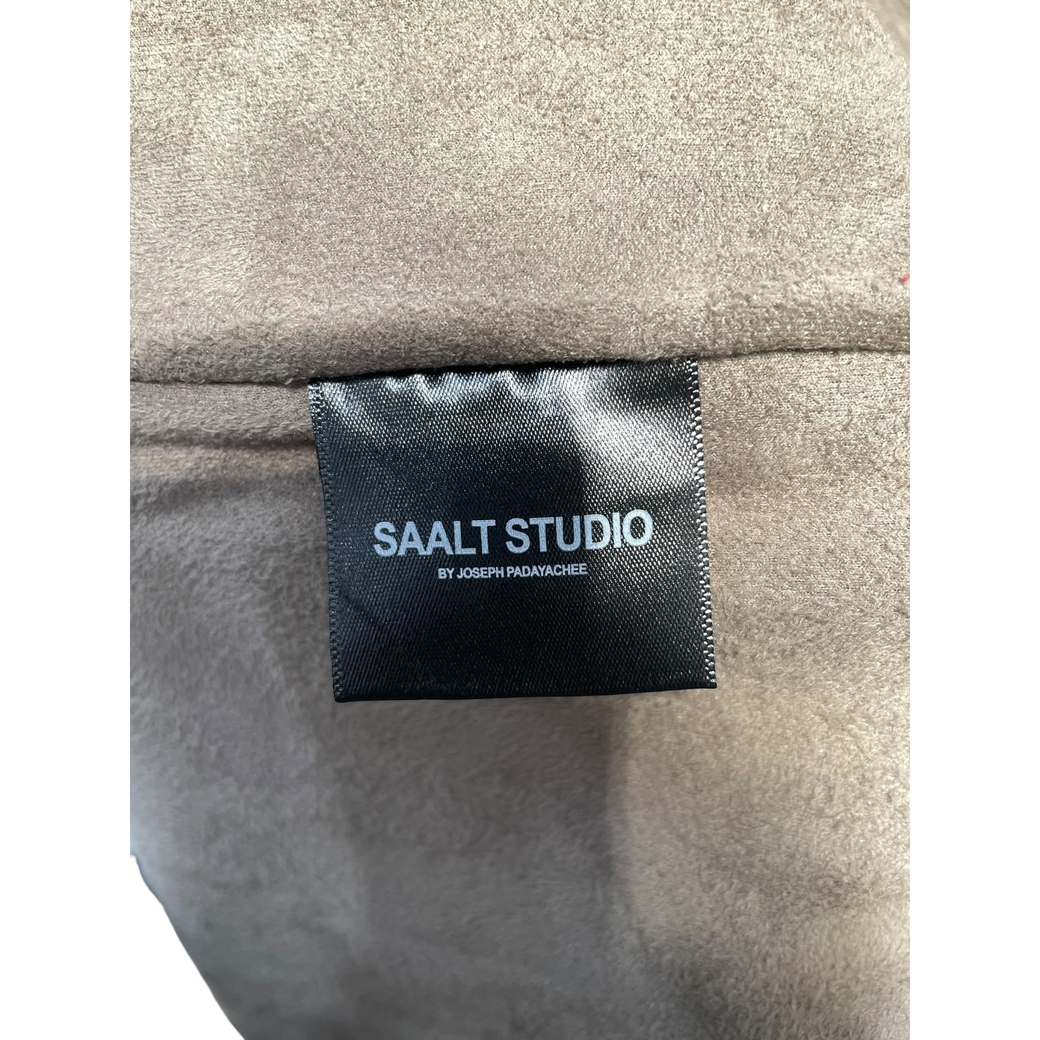 SAALT STUDIO/Quilted Jkt/L/GRY/QUILTED SUEDE FEELING JACKET view 4