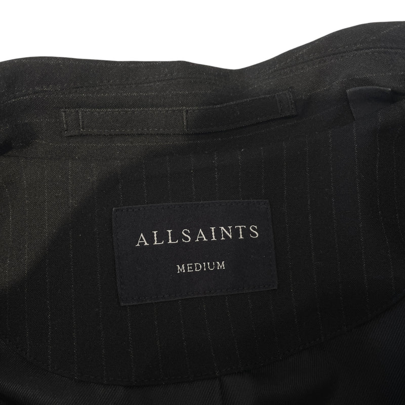 ALLSAINTS/Blouson/M/Polyester/BLK/Stripe/