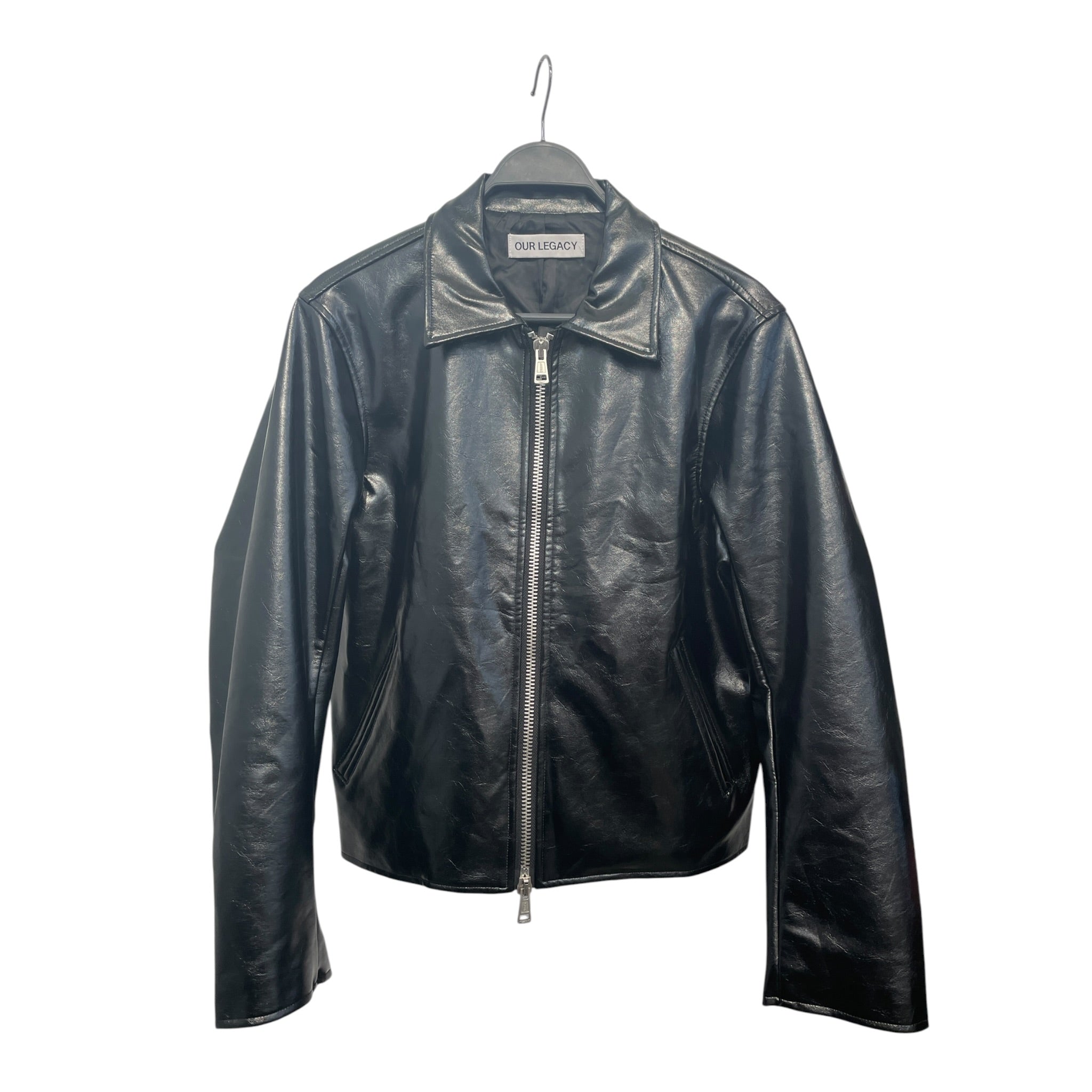 OUR LEGACY/Leather Jkt/44/Leather/BLK/ view 1