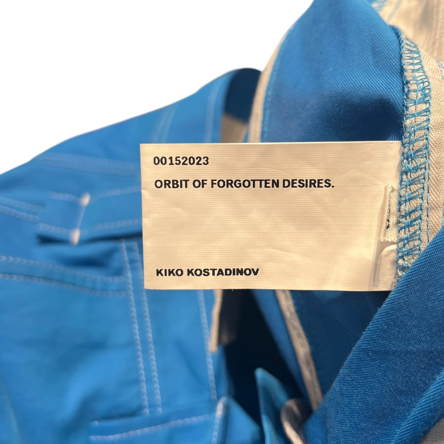 Kiko Kostadinov/Cargo Pants/52/Cotton/BLU/ view 4