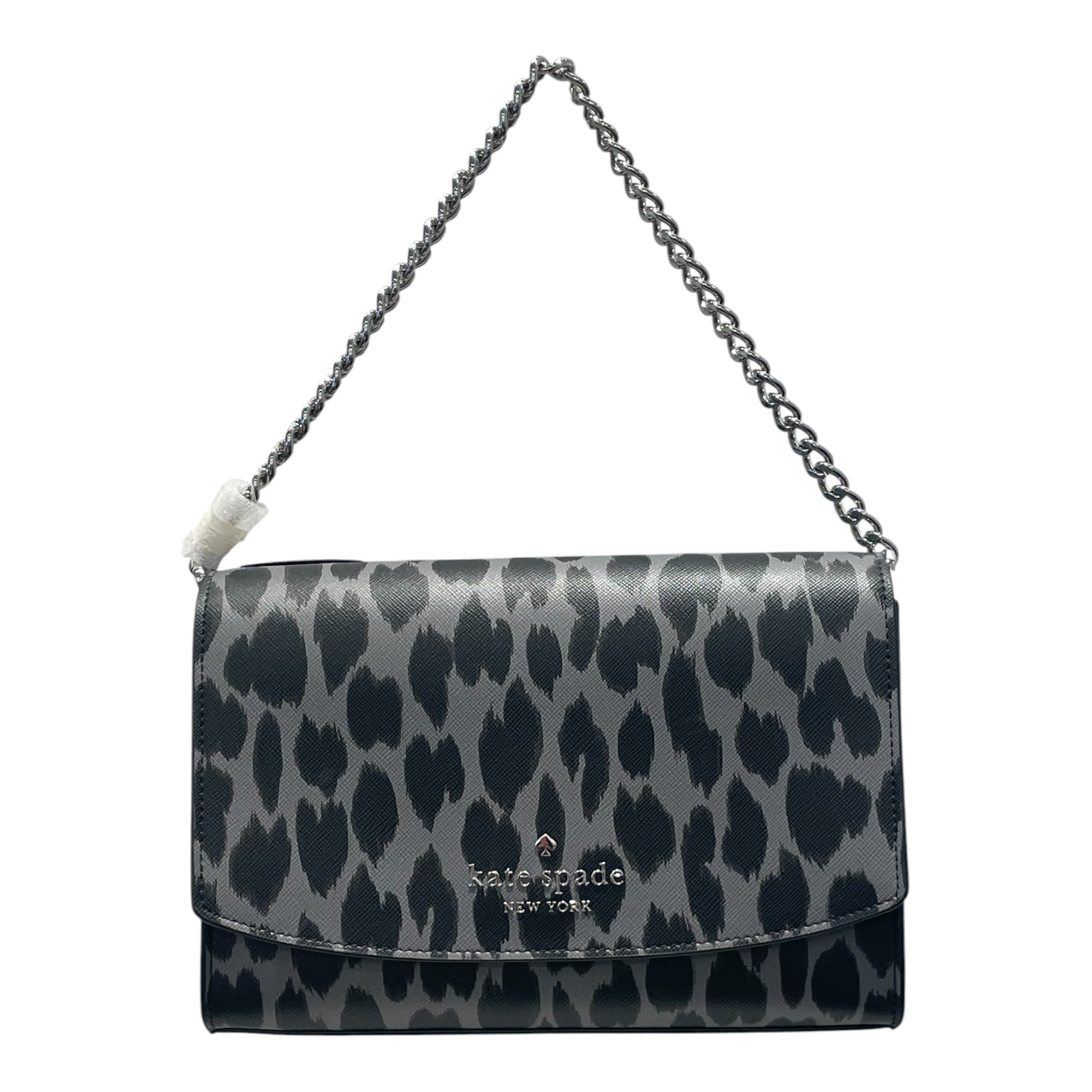 kate spade new york/Cross Body Bag/Leopard/Leather/GRY/monochrome carson view 1