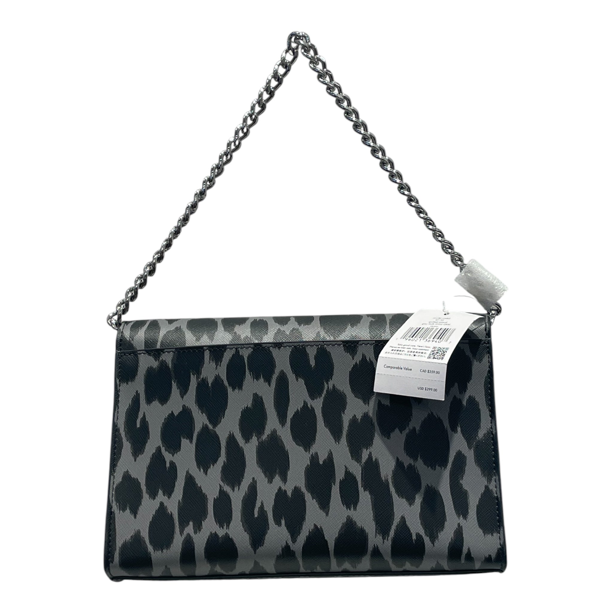 kate spade new york/Cross Body Bag/Leopard/Leather/GRY/monochrome carson view 2