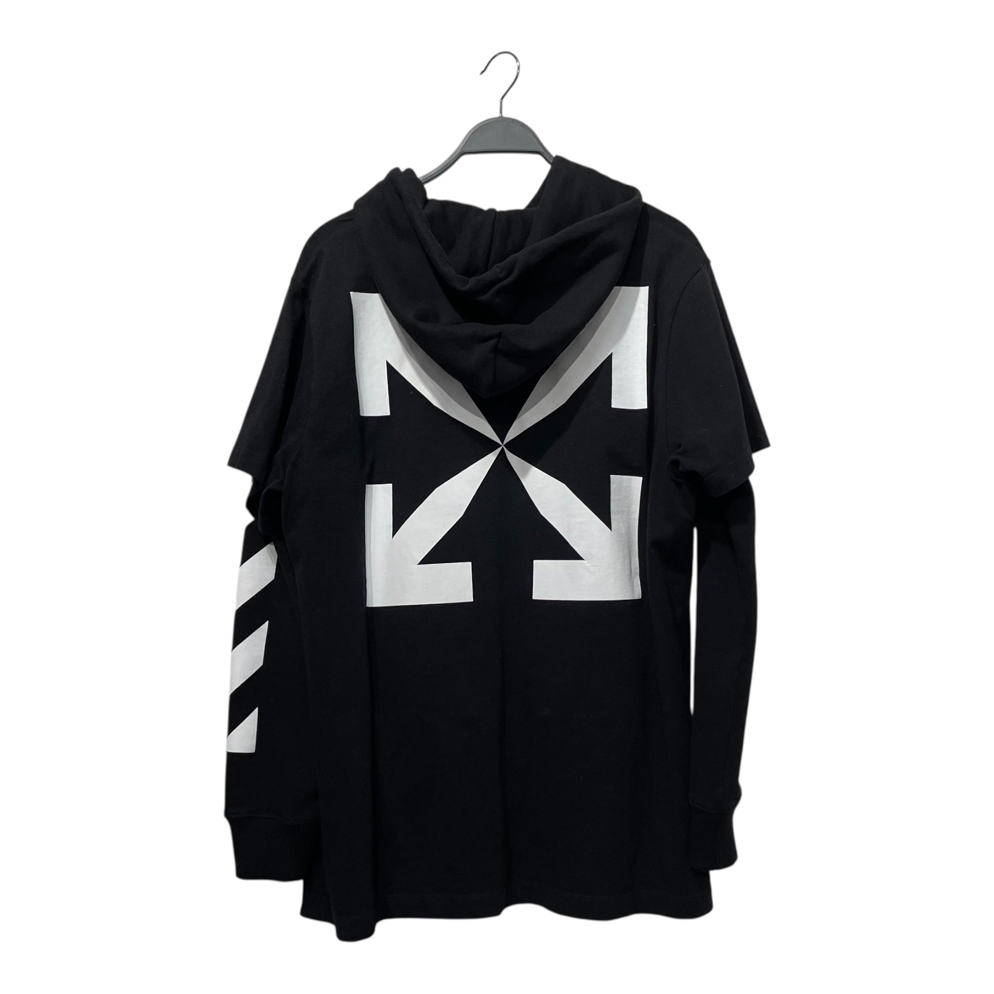 OFF-WHITE/Hoodie/S/Cotton/BLK/mona lisa blue pic view 2