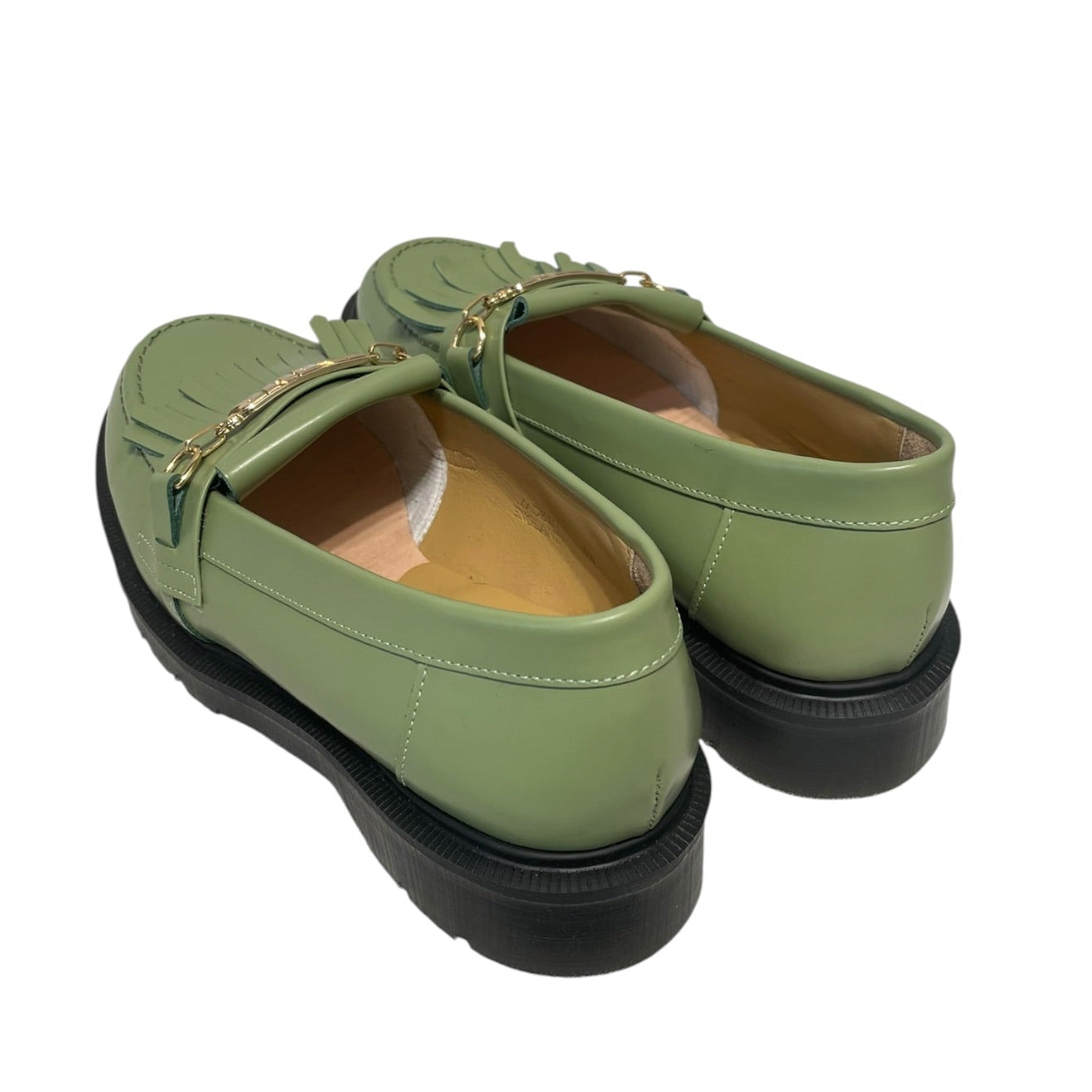Golf Le Fleur(Le Fleur)/solovair/Loafers/US 6.5/Leather/GRN/GREEN CHAIN TASSEL LOAFER view 2