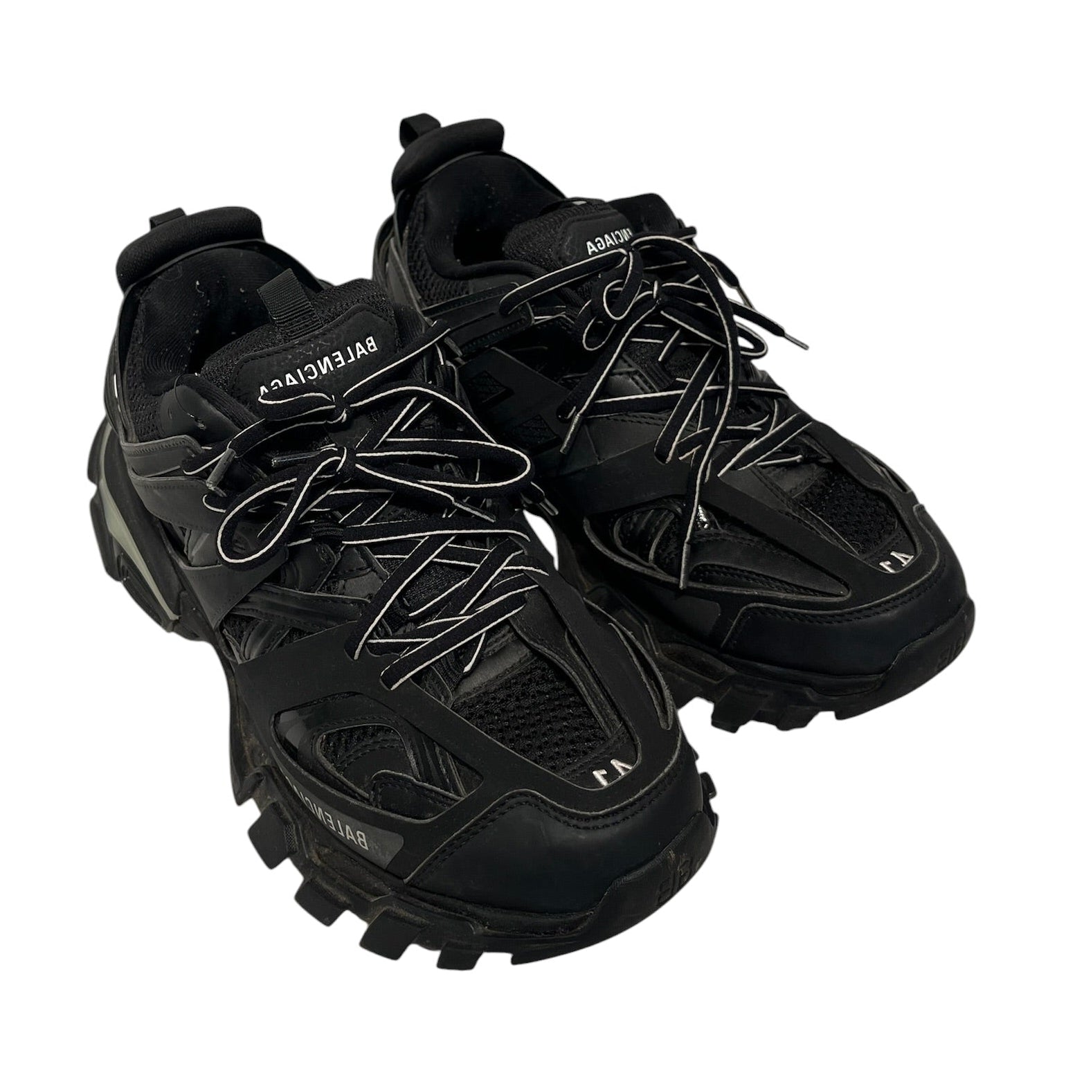 BALENCIAGA/Low-Sneakers/US 8/BLK/LIGHT UP TRACK SNEAKER view 1