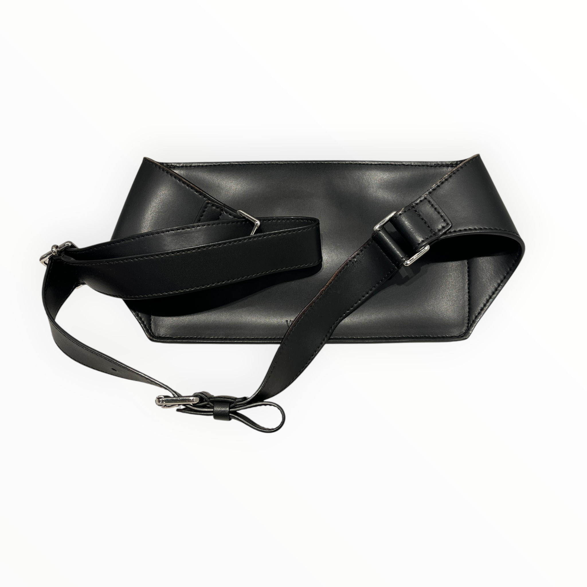 VALENTINO GARAVANI/Bag/Leather/BLK/VLTN waist bag - sticky band view 2