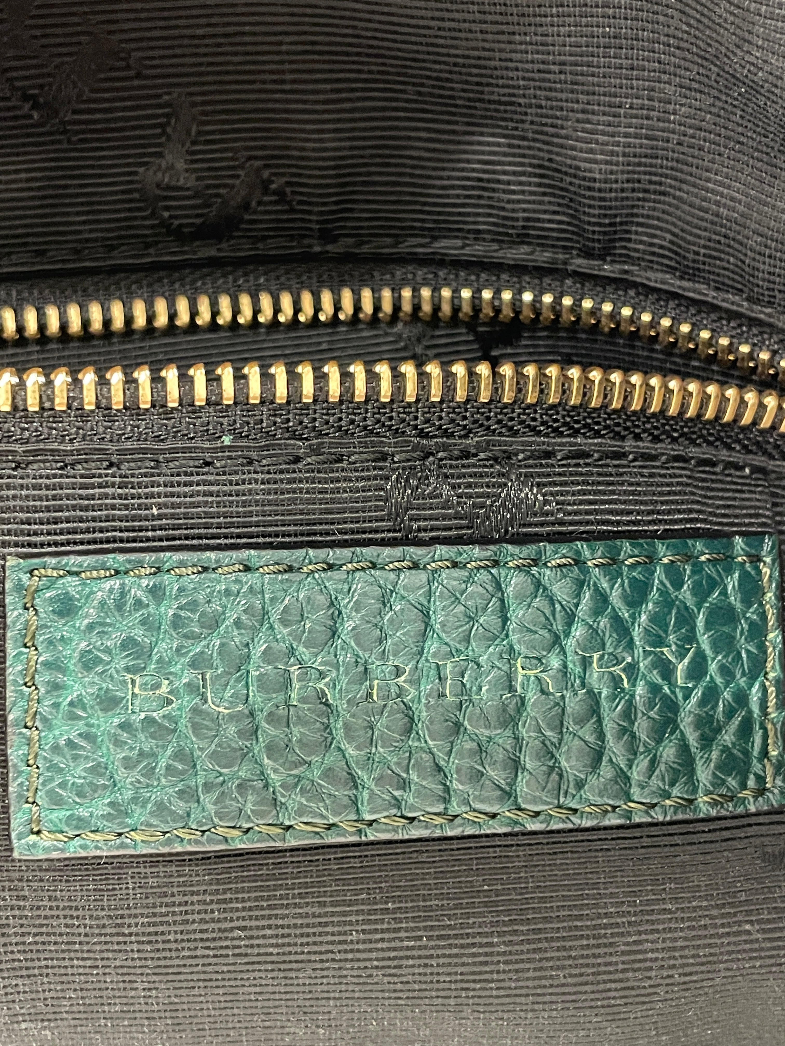 BURBERRY LONDON/Cross Body Bag/Leather/GRN/TJ9X3HX view 3