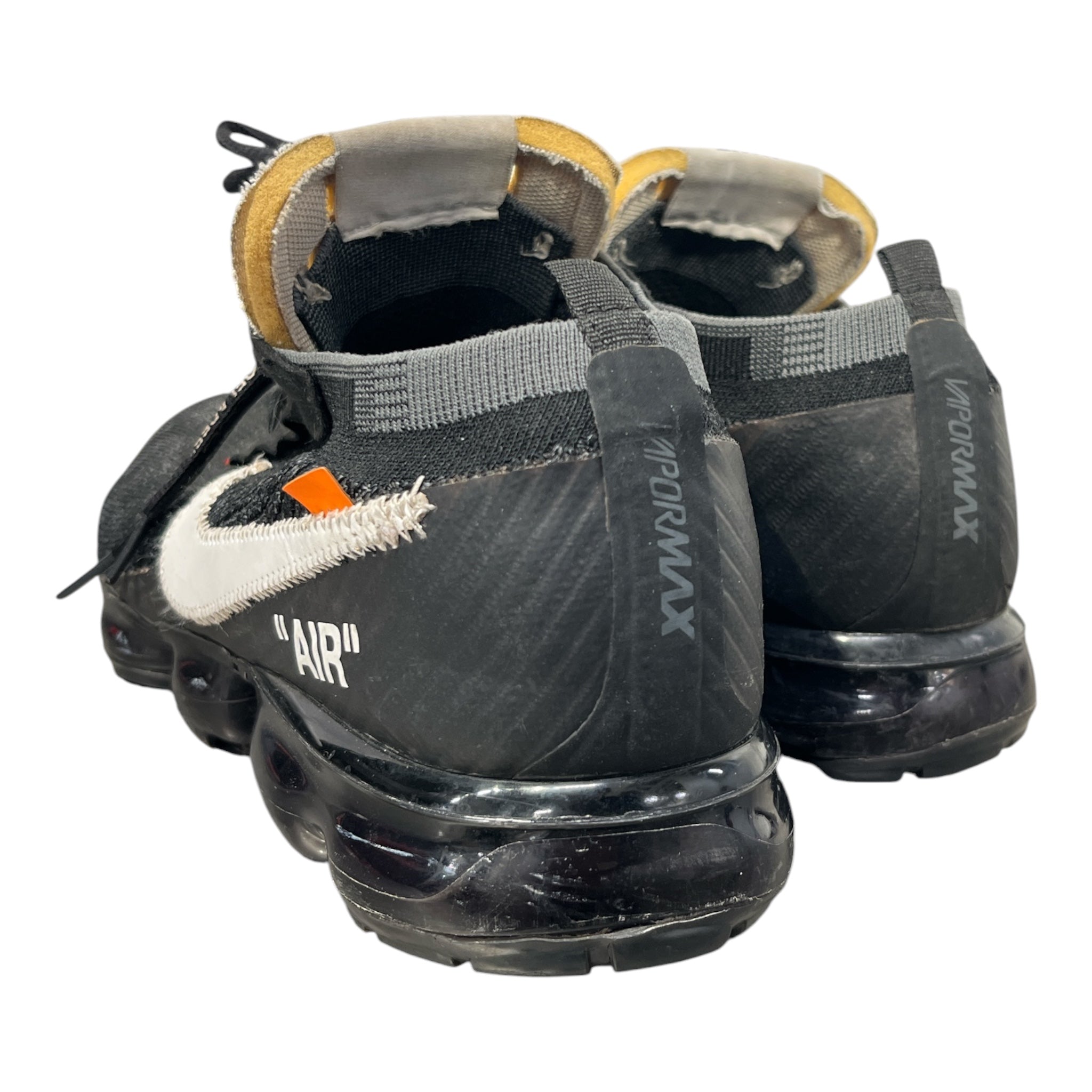 OFF-WHITE/Low-Sneakers/US 13/Cotton/BLK/Nike Vapormax view 2